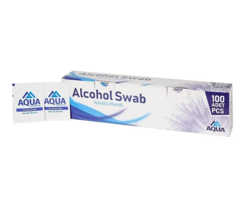 Aqua Alkol Swab Mendil 100'lük