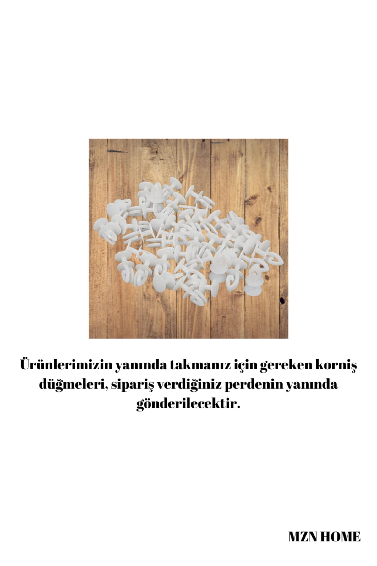 %100 Pamuk Doğal Otantik Şerit Tül Perde (EN X BOY) - Pilesiz