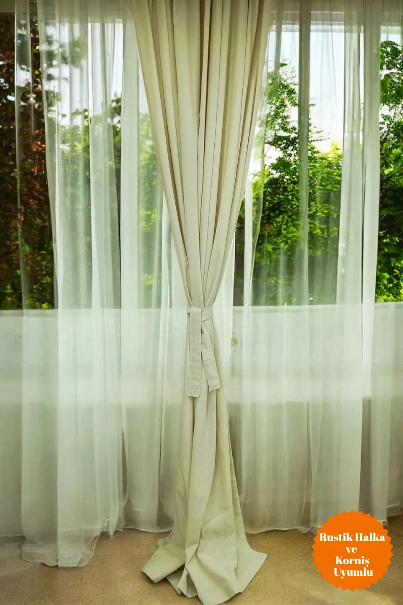 Ev Dekorasyonunda Stil Yaratmak: Keten ve Fırfırlı Perdelerle İlham Verici Tasarımlar ✨🏡