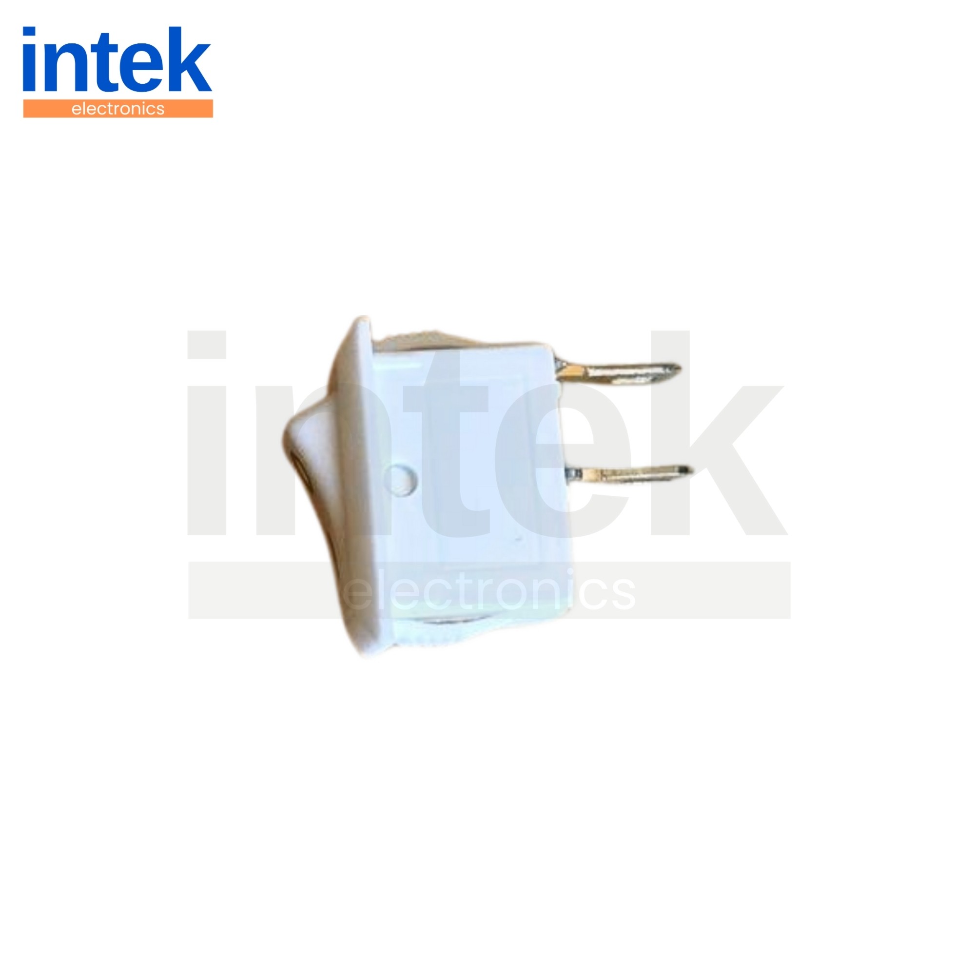 IN125B-1 Mini Beyaz Panel Tipi Rocker Anahtar 2P