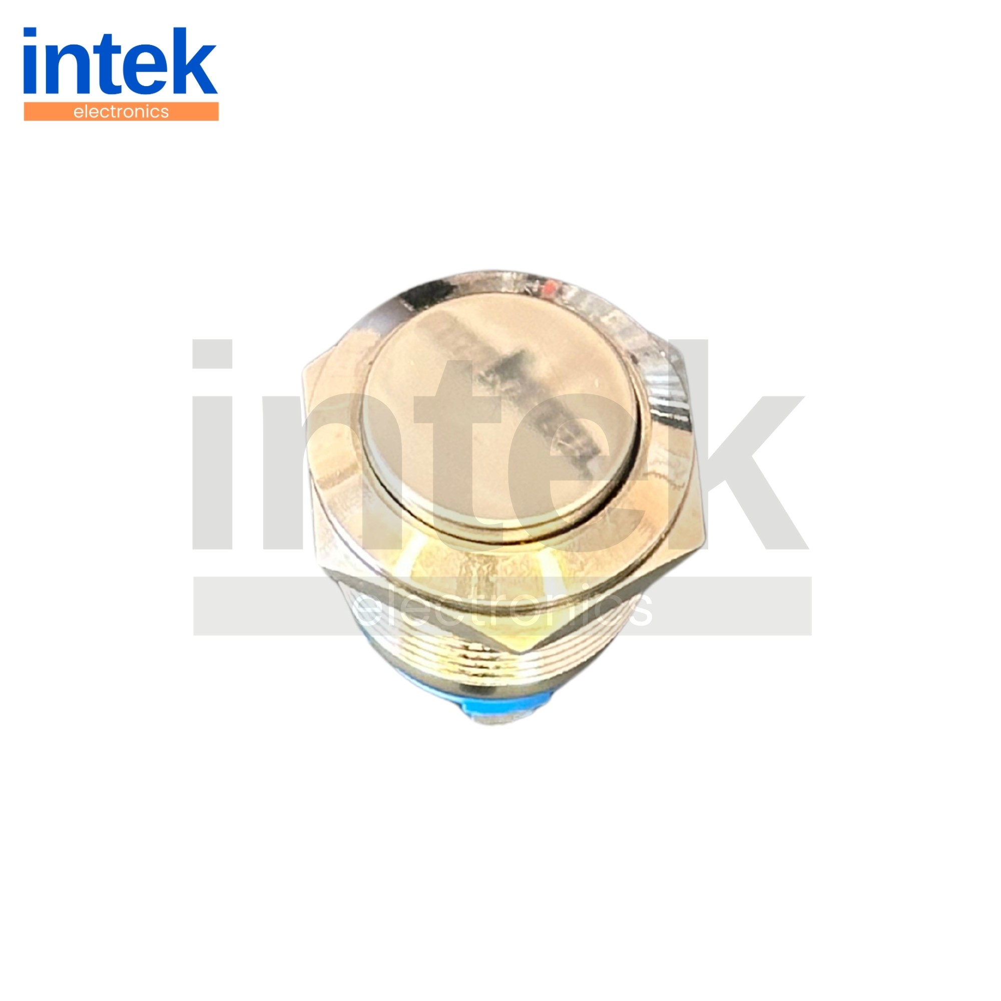 Metal Gövdeli Push Buton Anahtar (Işıksız, Yaylı Tip) 19mm