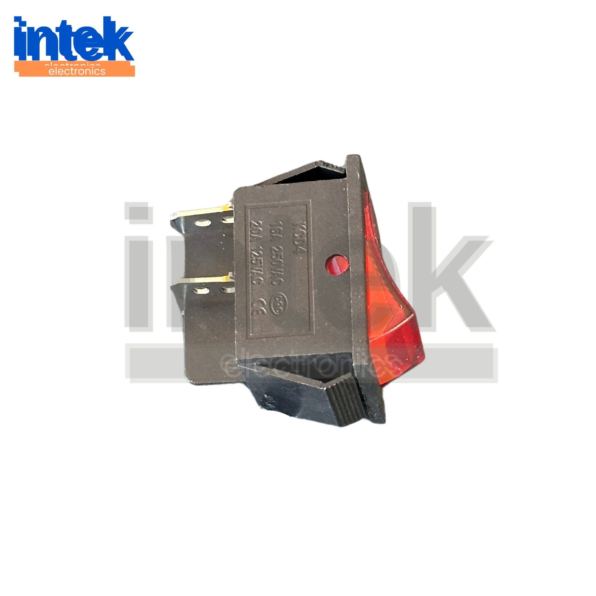 Işıklı Kırmızı Rocker Anahtar (ON/OFF)