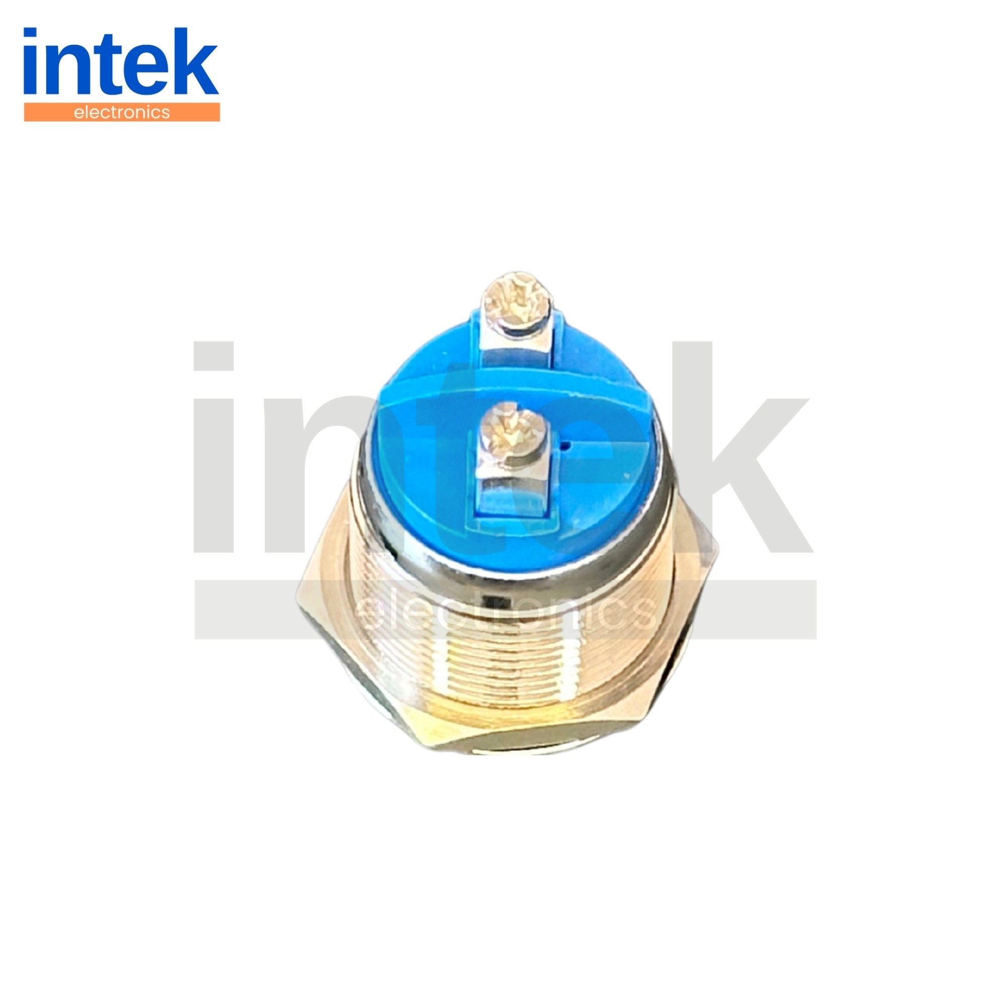Metal Gövdeli Push Buton Anahtar (Işıksız, Yaylı Tip) 19mm