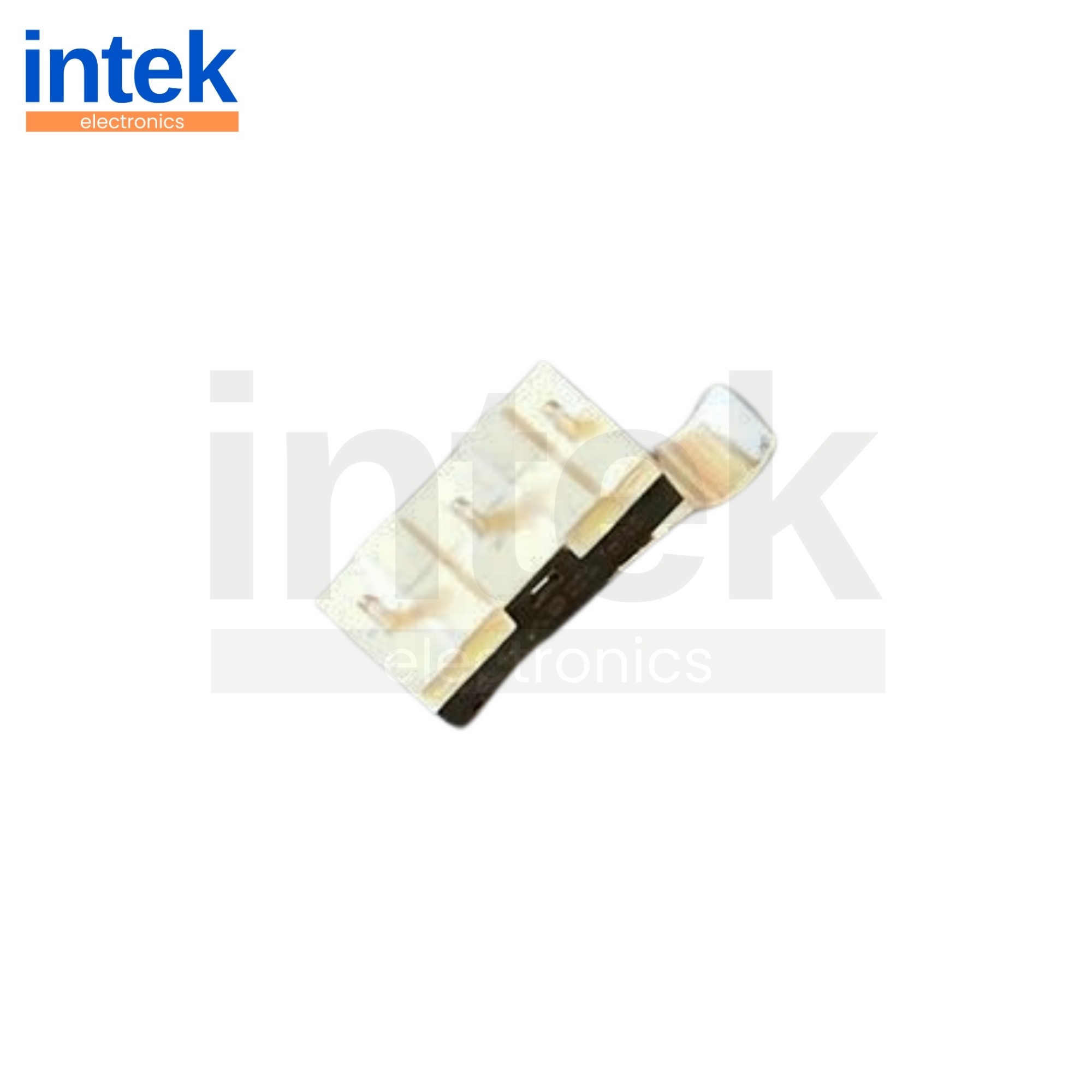 IN162B Micro Swıtch Mini Siyah+Beyaz Kıvrık Kol