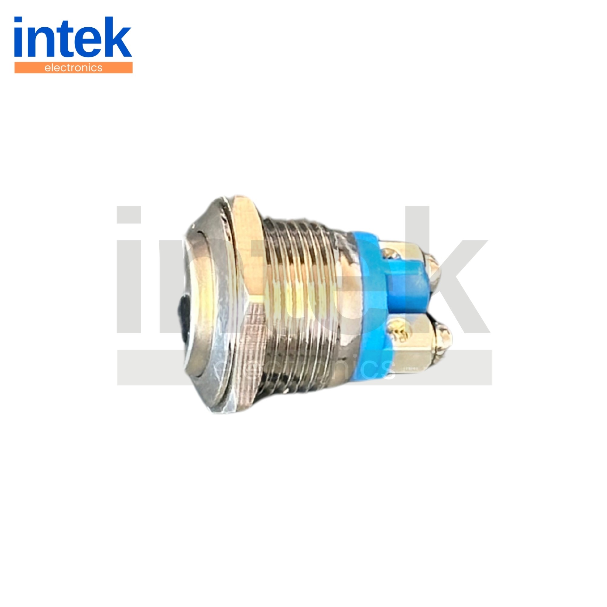 Metal Gövdeli Push Buton Anahtar (Işıksız, Yaylı Tip) 16mm