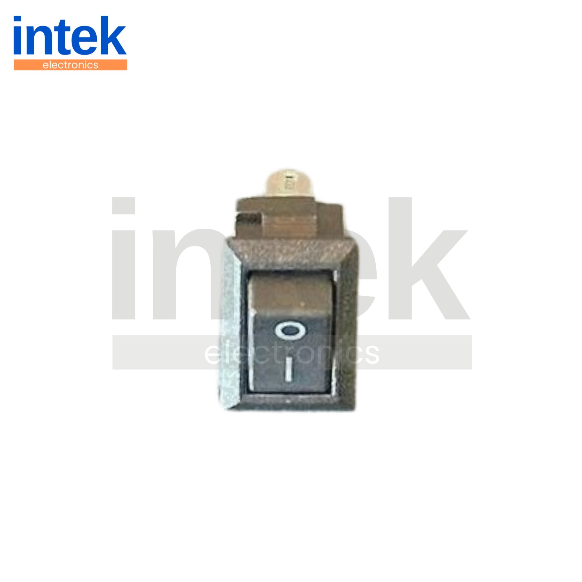 IN125B Mini Siyah Panel Tipi Rocker Anahtar 2P