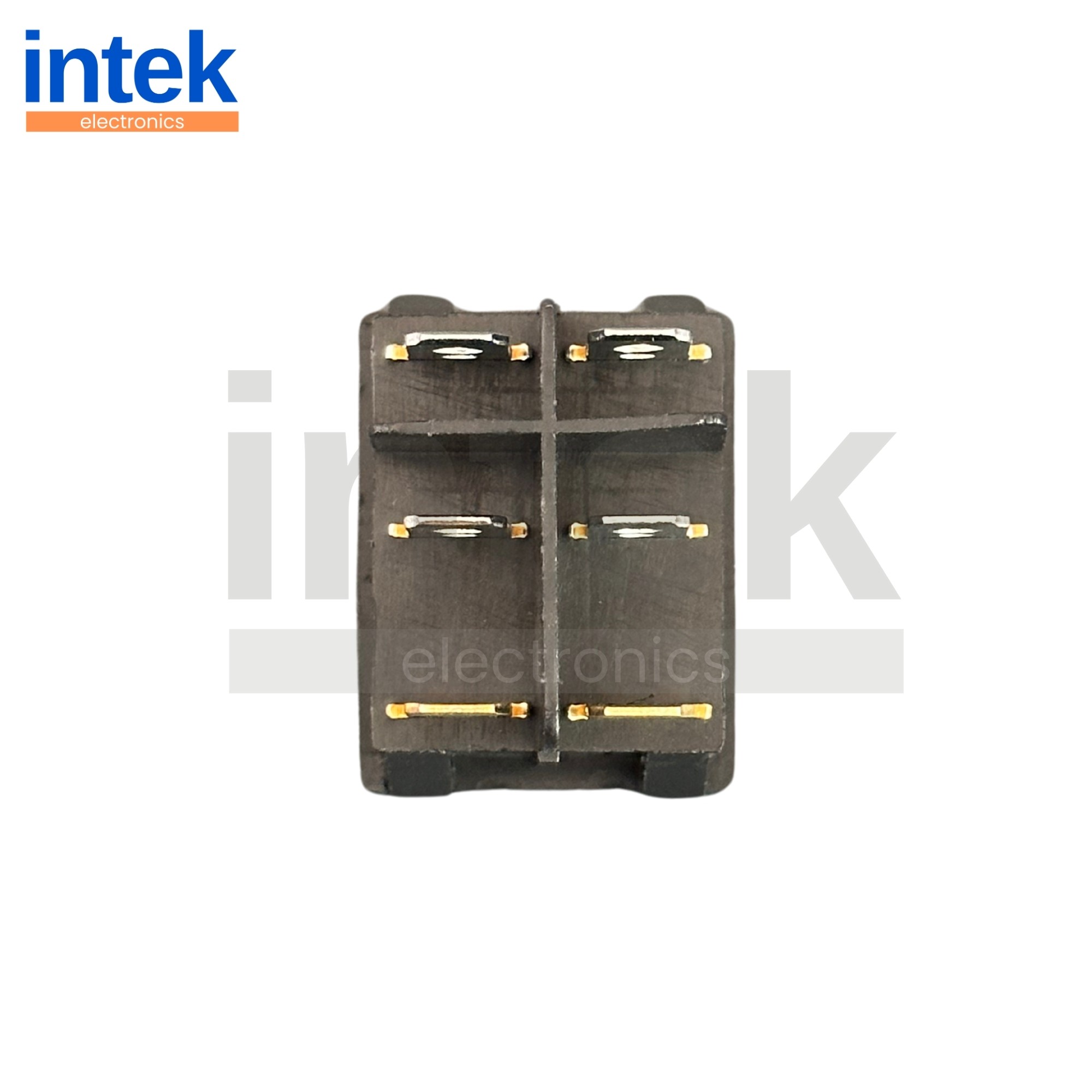 IN101 Çiftli Işıklı Anahtar (Kırmızı) 6P
