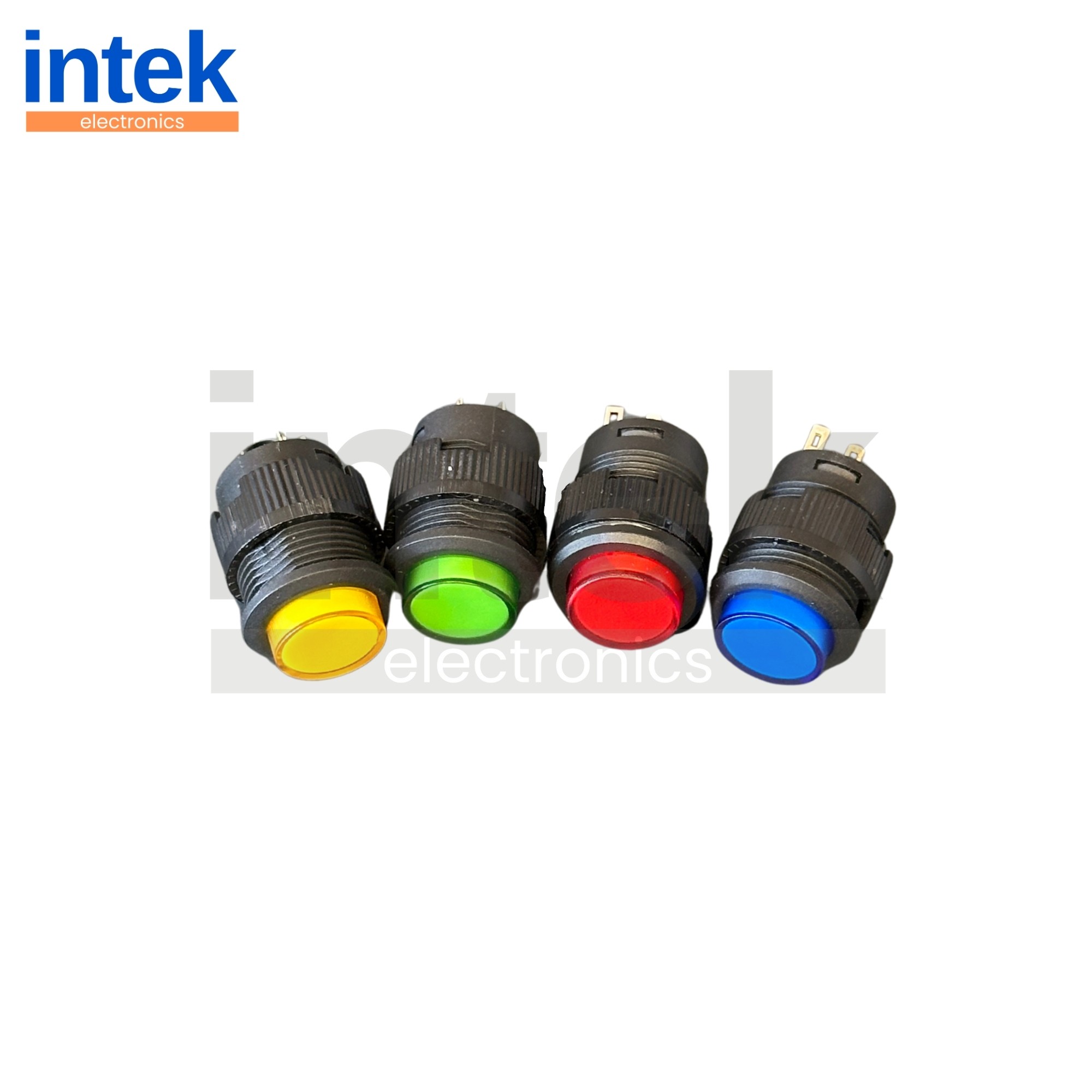 IN180C PLASTİK BUTON LEDLİ KALICI 16MM