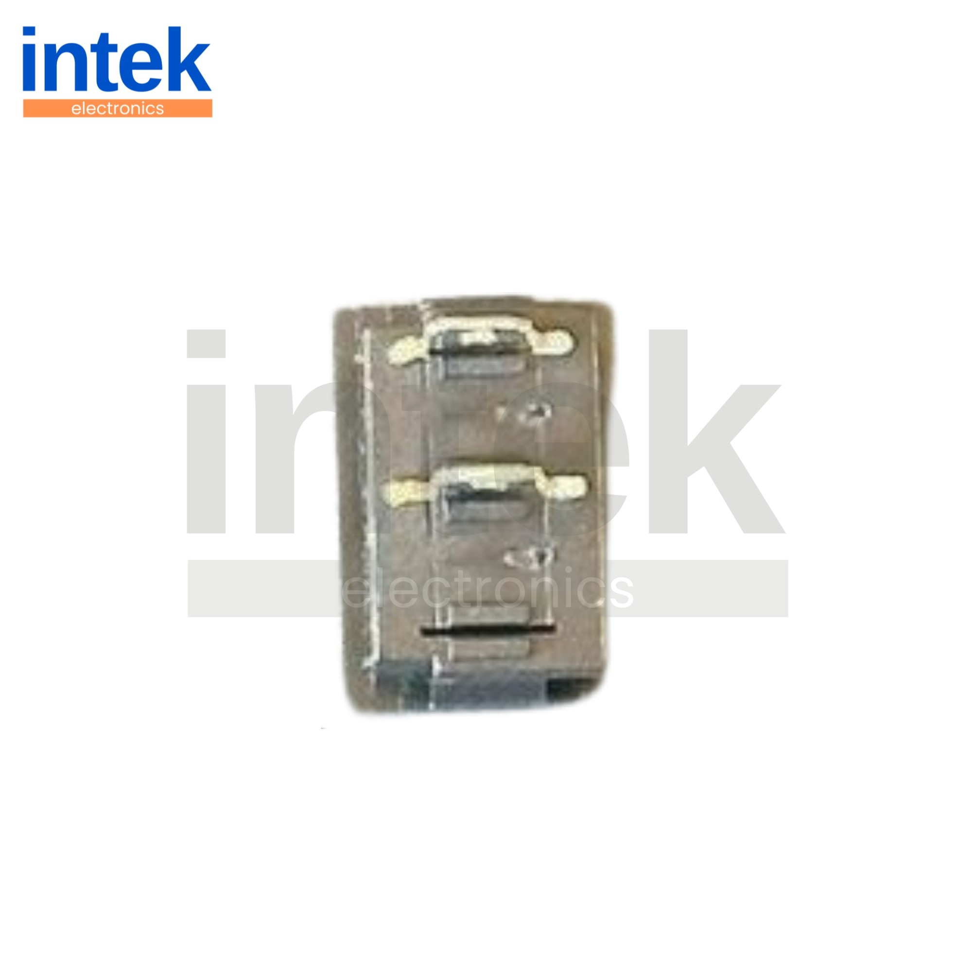 IN125B Mini Siyah Panel Tipi Rocker Anahtar 2P