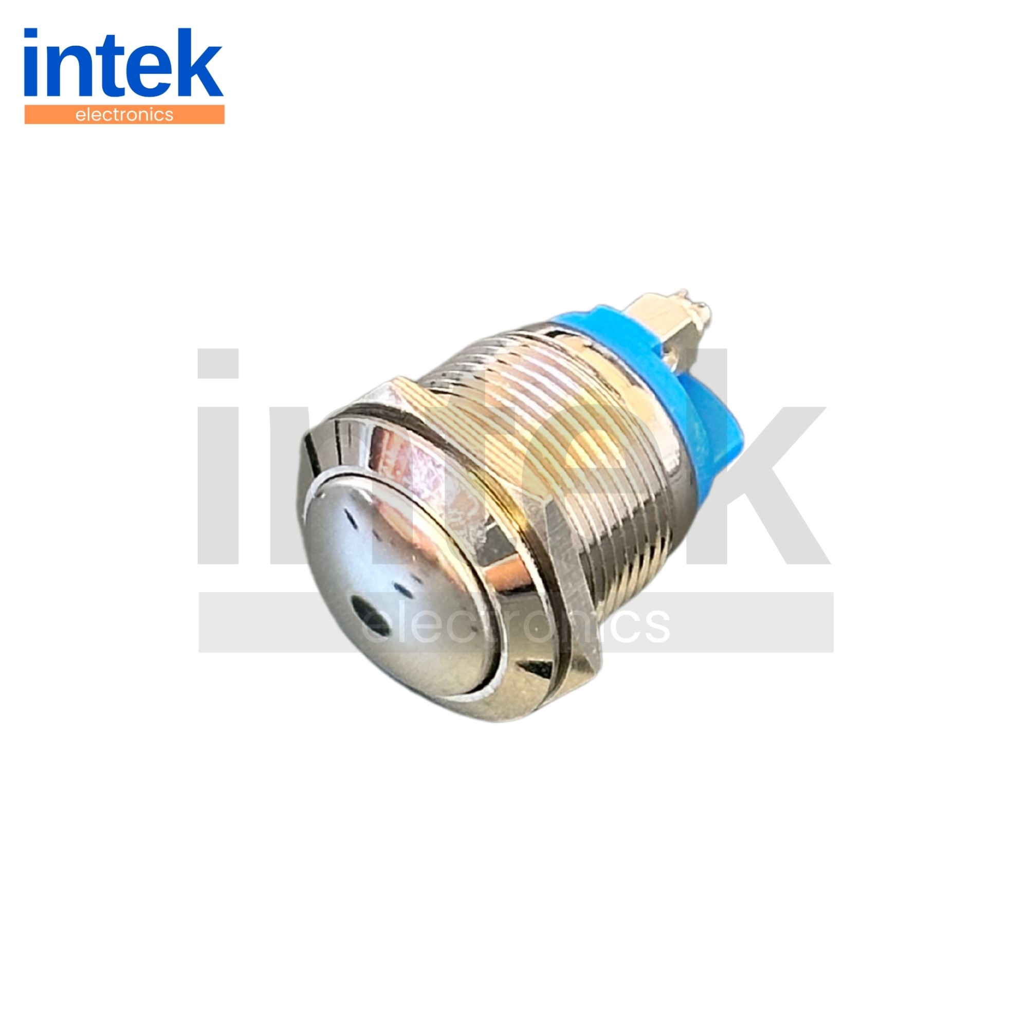 Metal Gövdeli Push Buton Anahtar (Işıksız, Yaylı Tip) 19mm