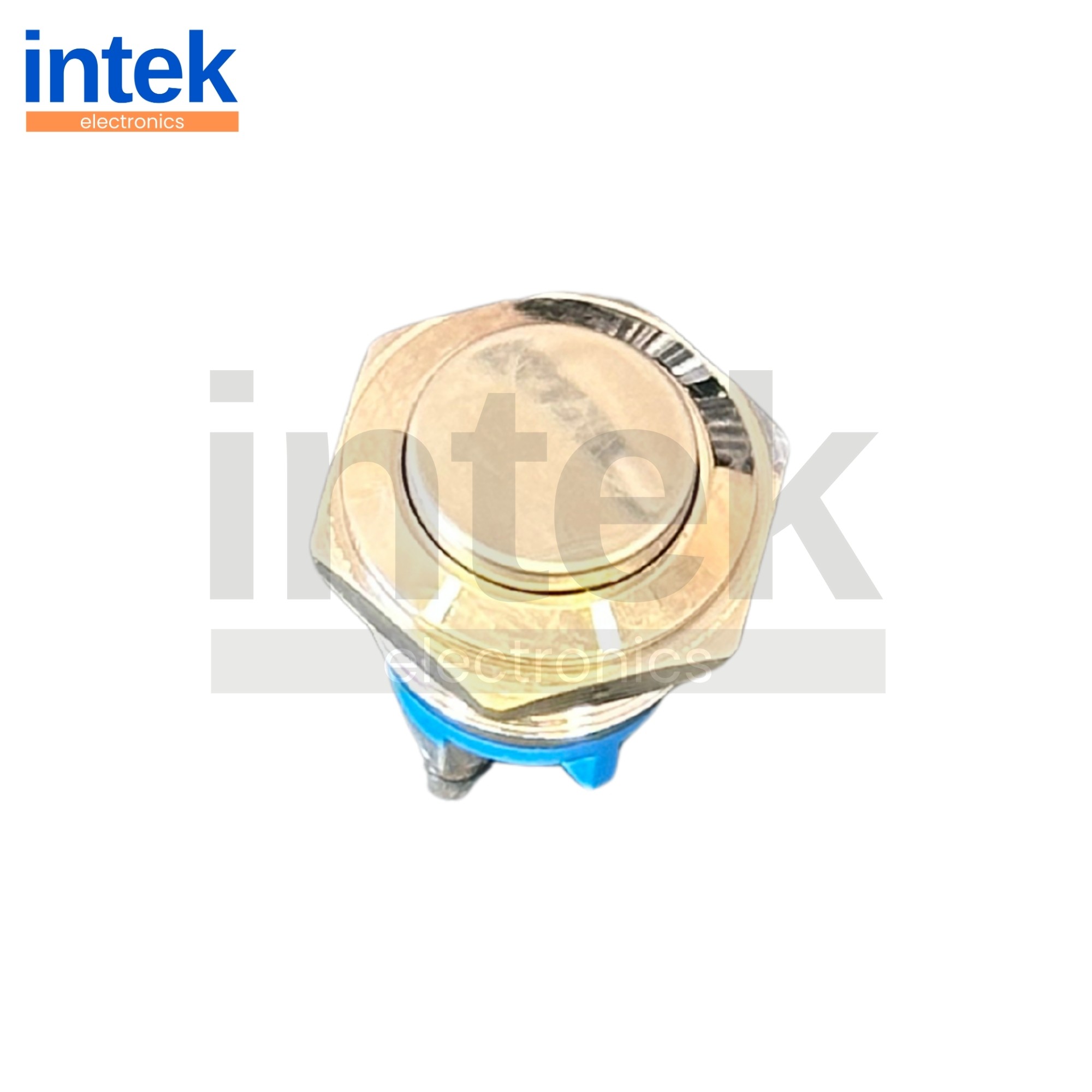 Metal Gövdeli Push Buton Anahtar (Işıksız, Yaylı Tip) 16mm