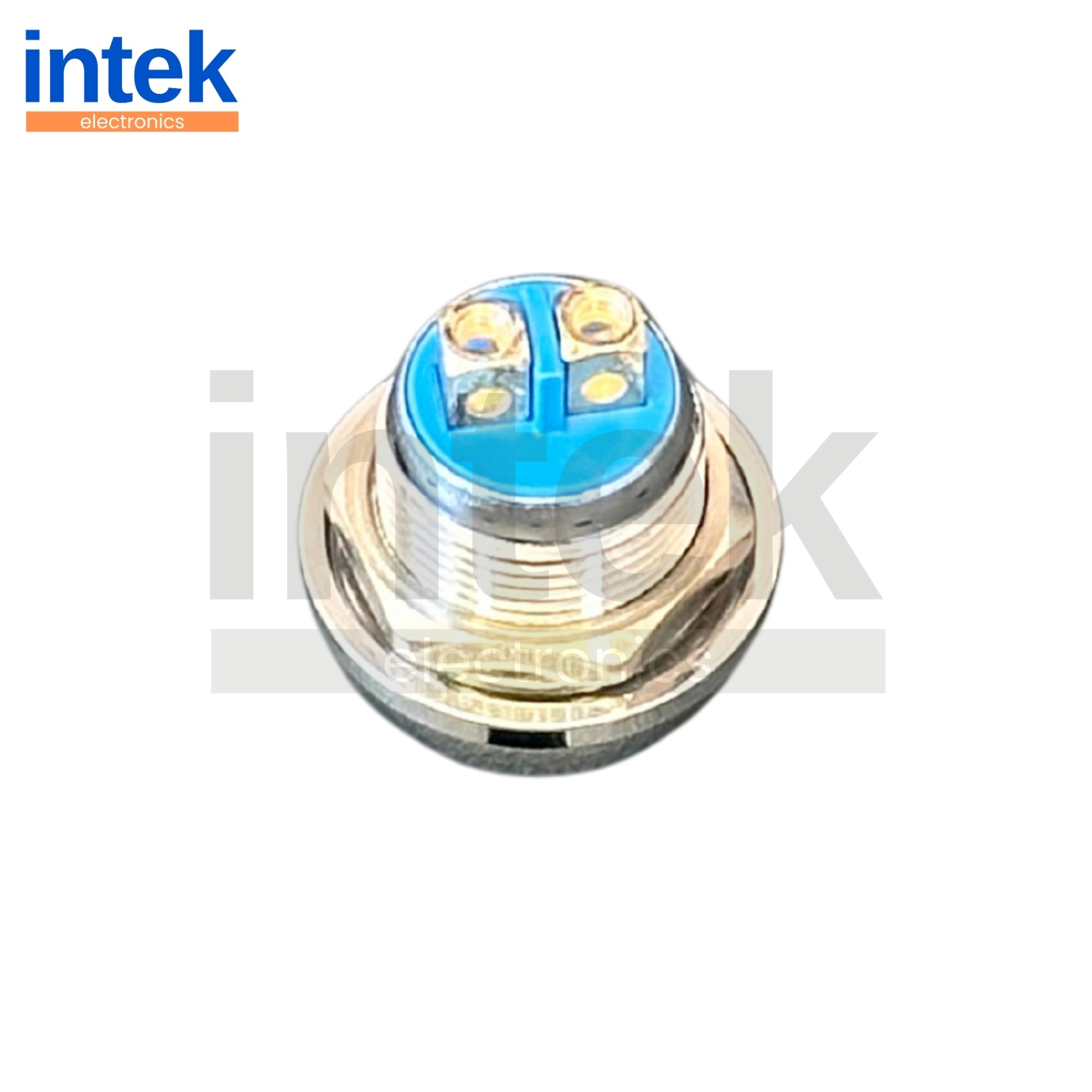 IN81 Yüksek Kafalı Işıksız Metal Push Buton Anahtar (Panel Tipi)
