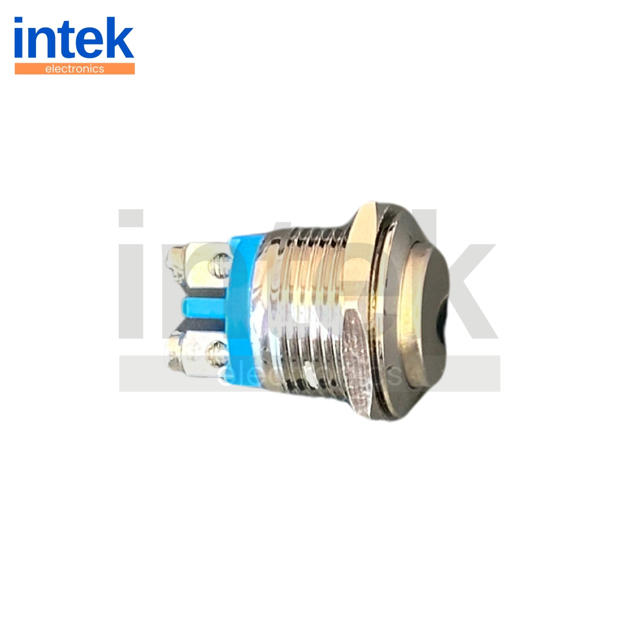 Metal Gövdeli Push Buton Anahtar (Işıksız, Yaylı Tip) 16mm