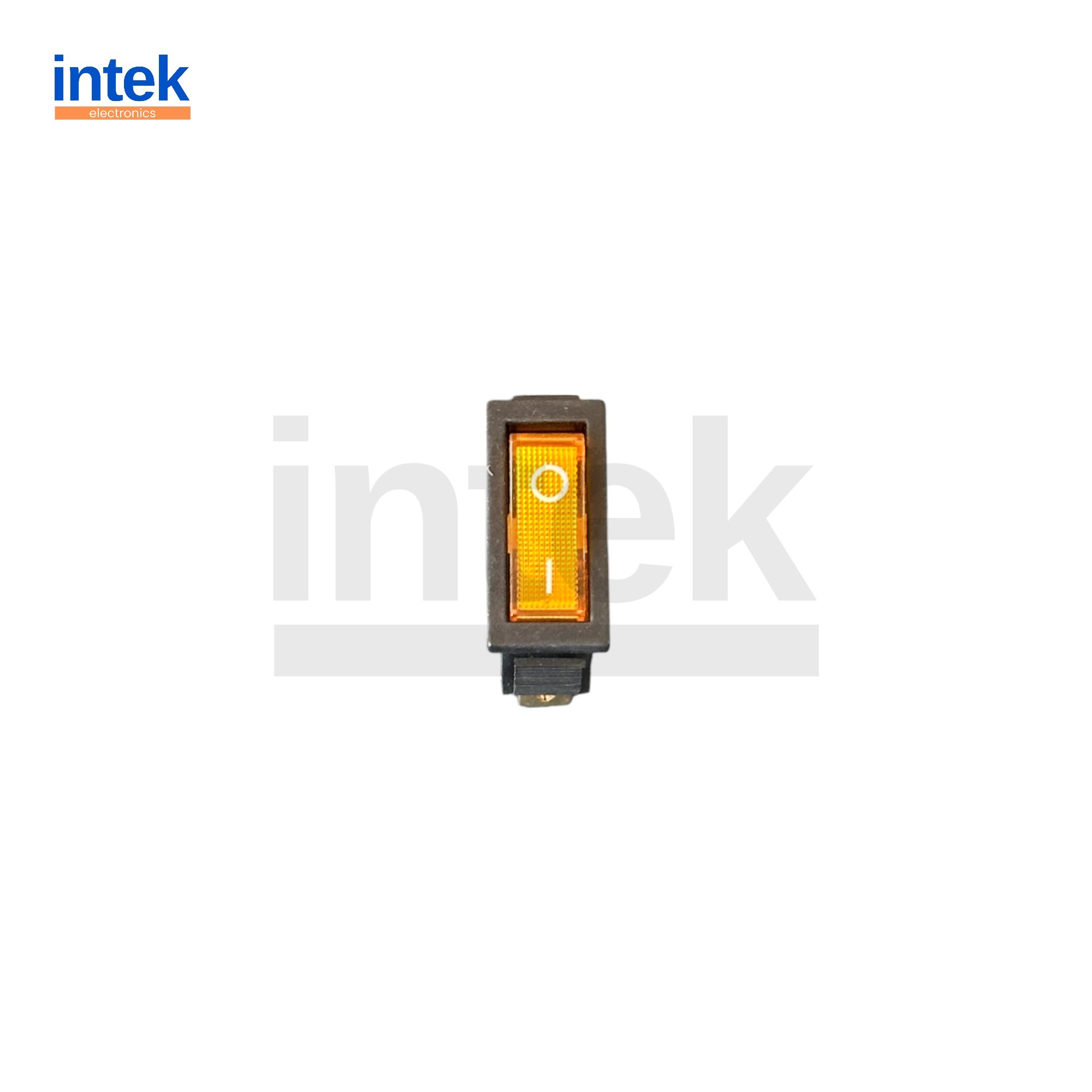 IN113 Tekli Dar Sarı Işıklı Rocker Anahtar (ON/OFF) 