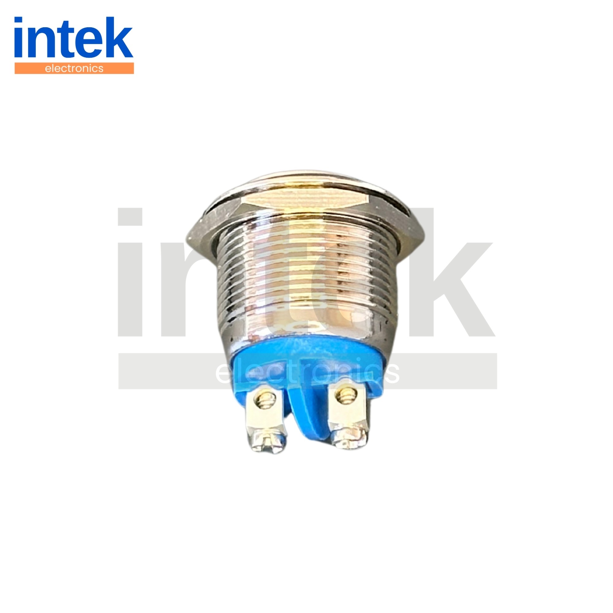 Metal Gövdeli Push Buton Anahtar (Işıksız, Yaylı Tip) 19mm