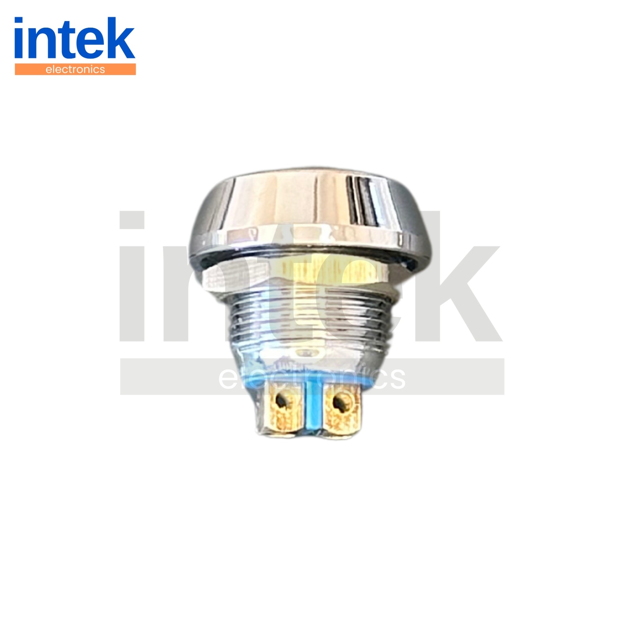 IN81 Yüksek Kafalı Işıksız Metal Push Buton Anahtar (Panel Tipi)