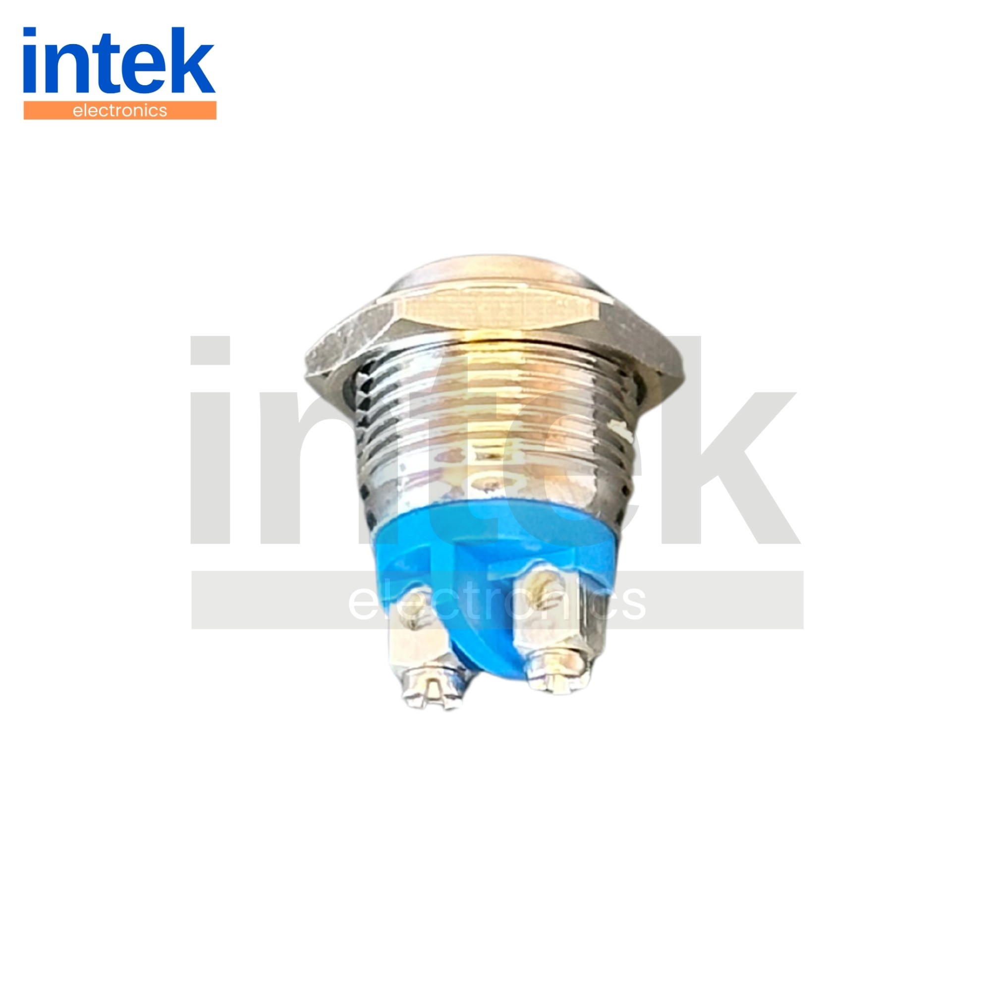 Metal Gövdeli Push Buton Anahtar (Işıksız, Yaylı Tip) 16mm