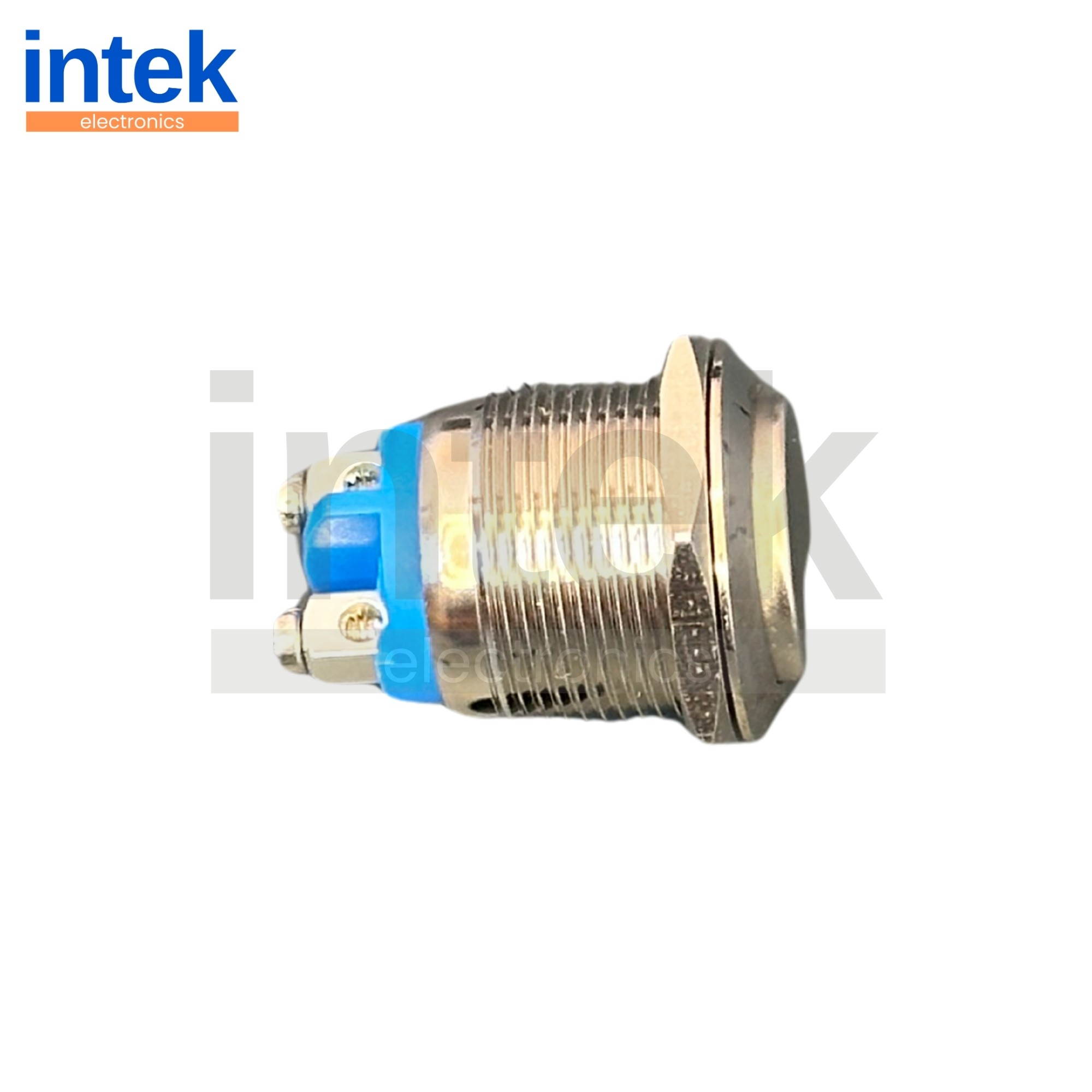 Metal Gövdeli Push Buton Anahtar (Işıksız, Yaylı Tip) 19mm