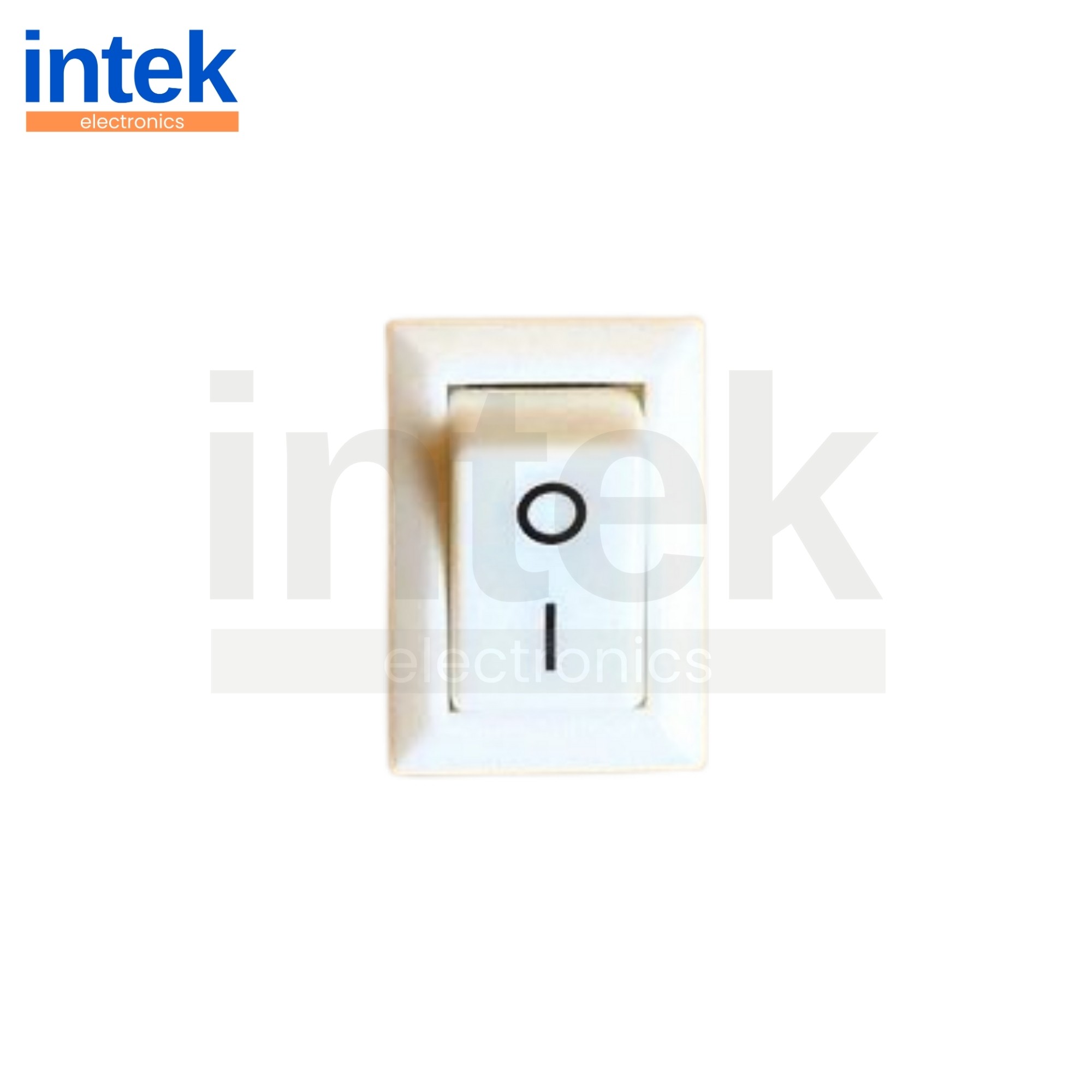 IN125B-1 Mini Beyaz Panel Tipi Rocker Anahtar 2P