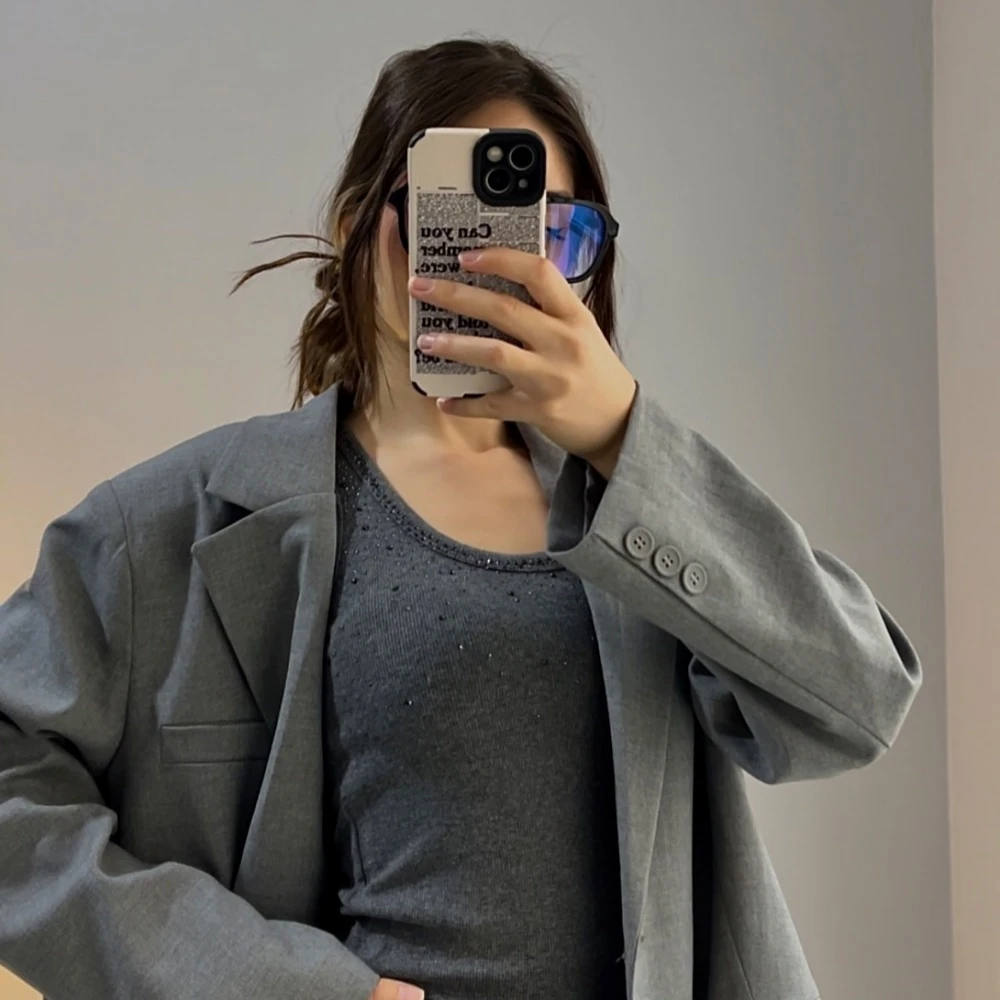 Dağınık Taşlı Atlet - Antrasit