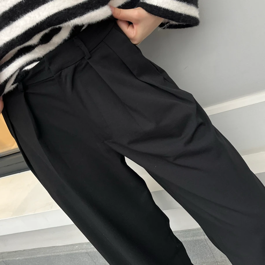 Siyah Palazzo Pantolon