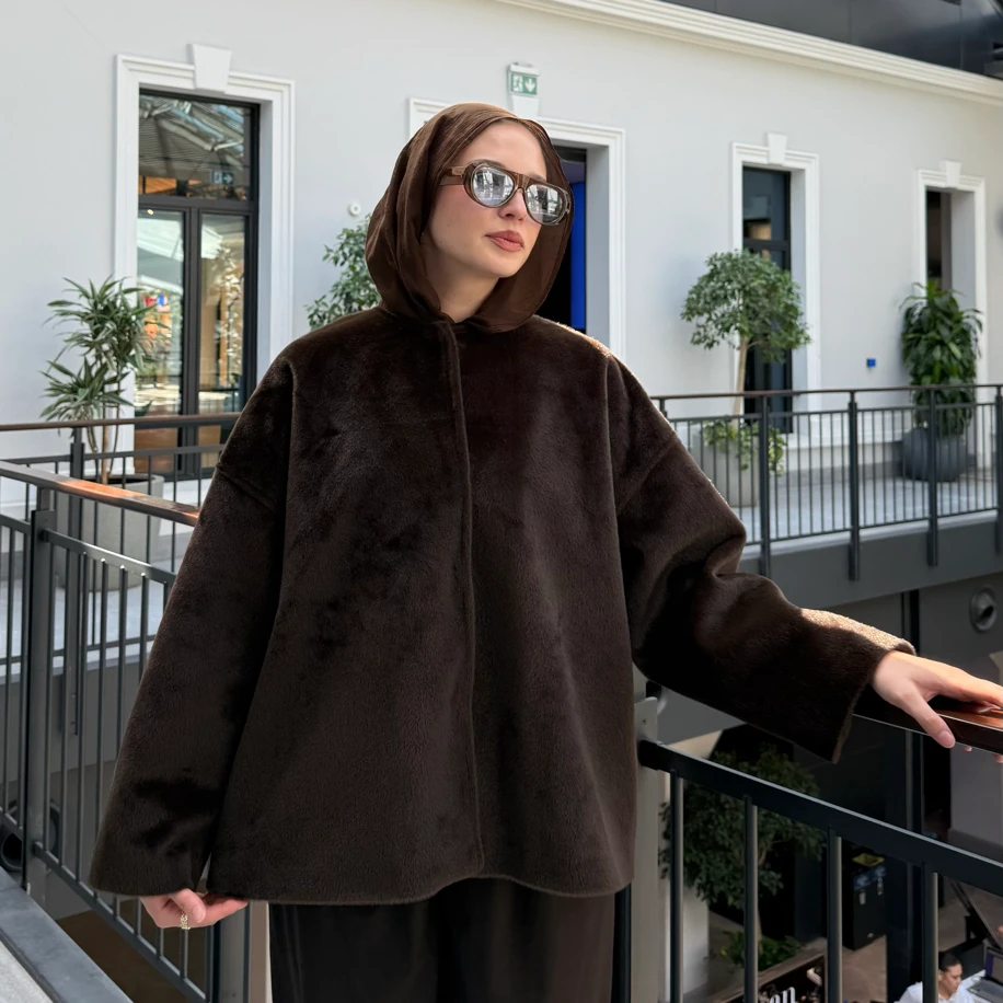 Kahverengi Astarlı Ceket