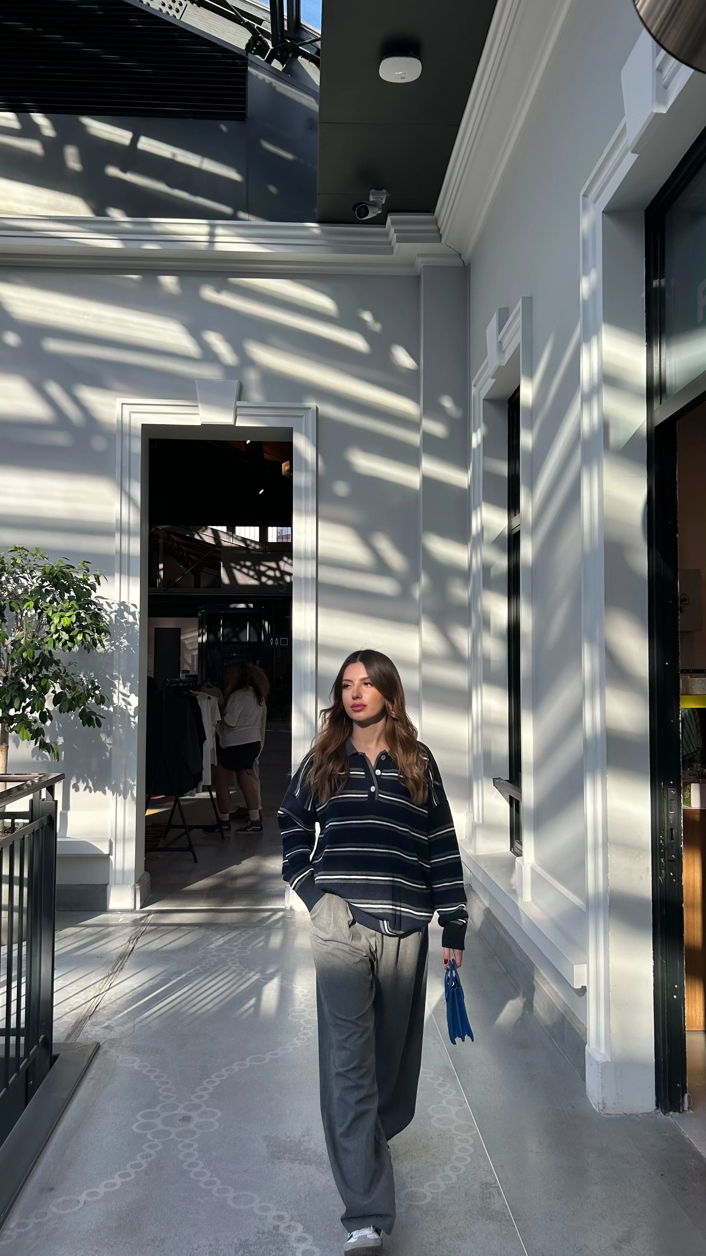 Gri Palazzo Pantolon