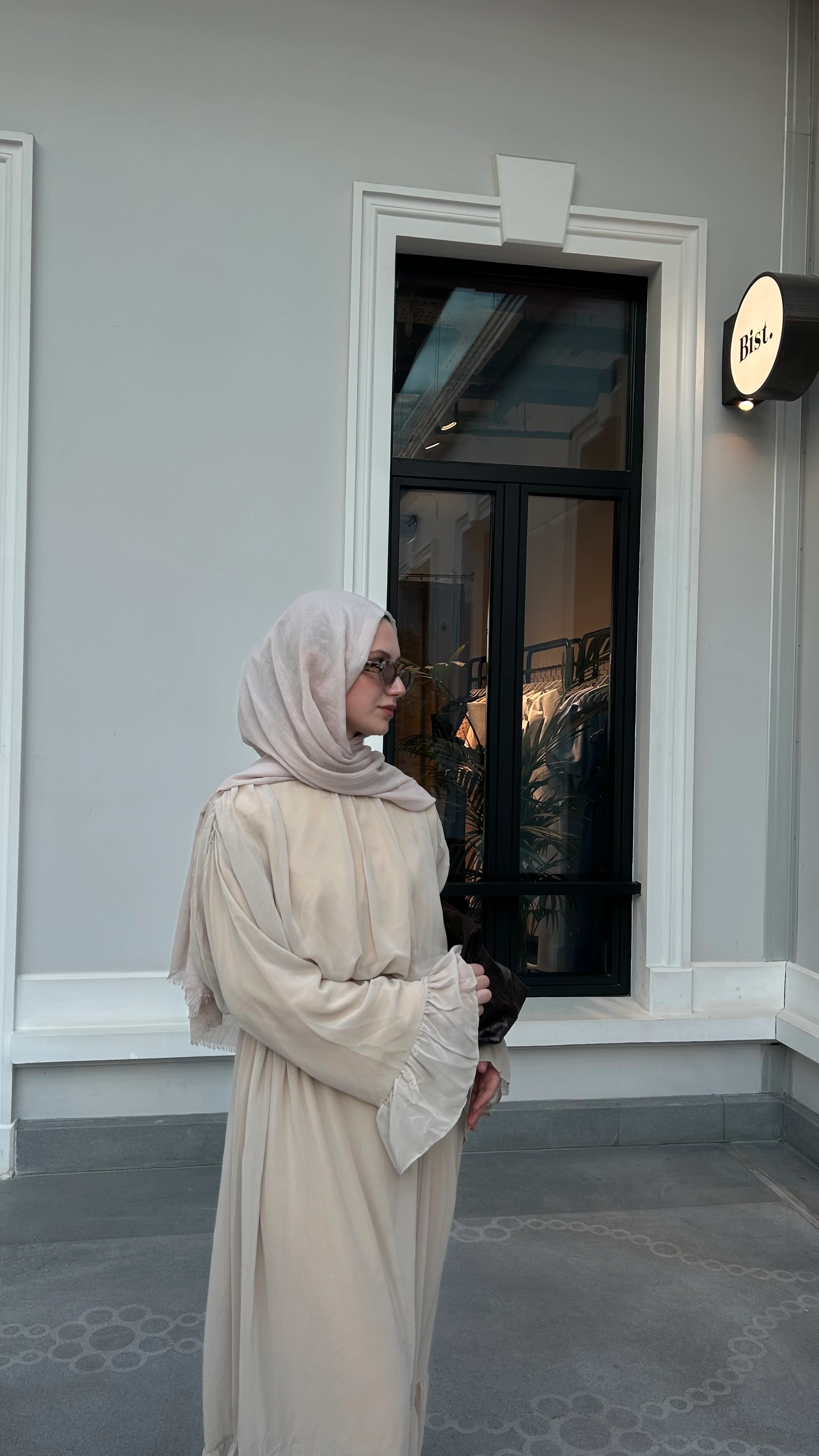 Dubai Pamuk Şal-Taş Rengi