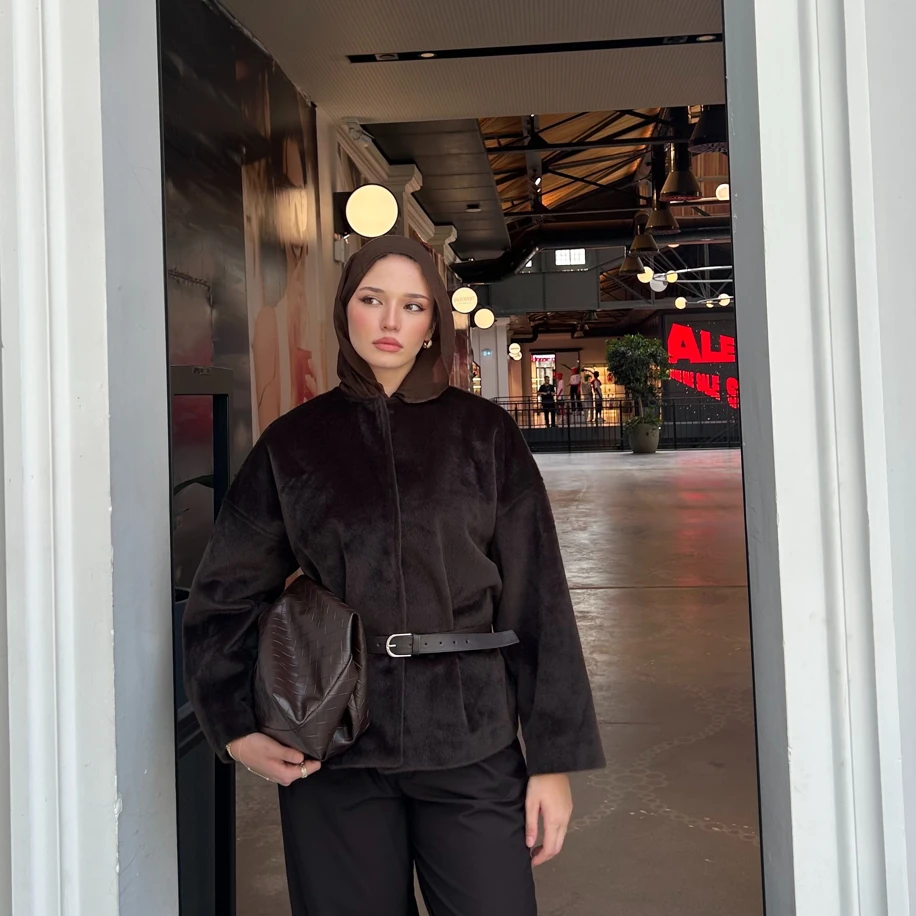 Kahverengi Astarlı Ceket