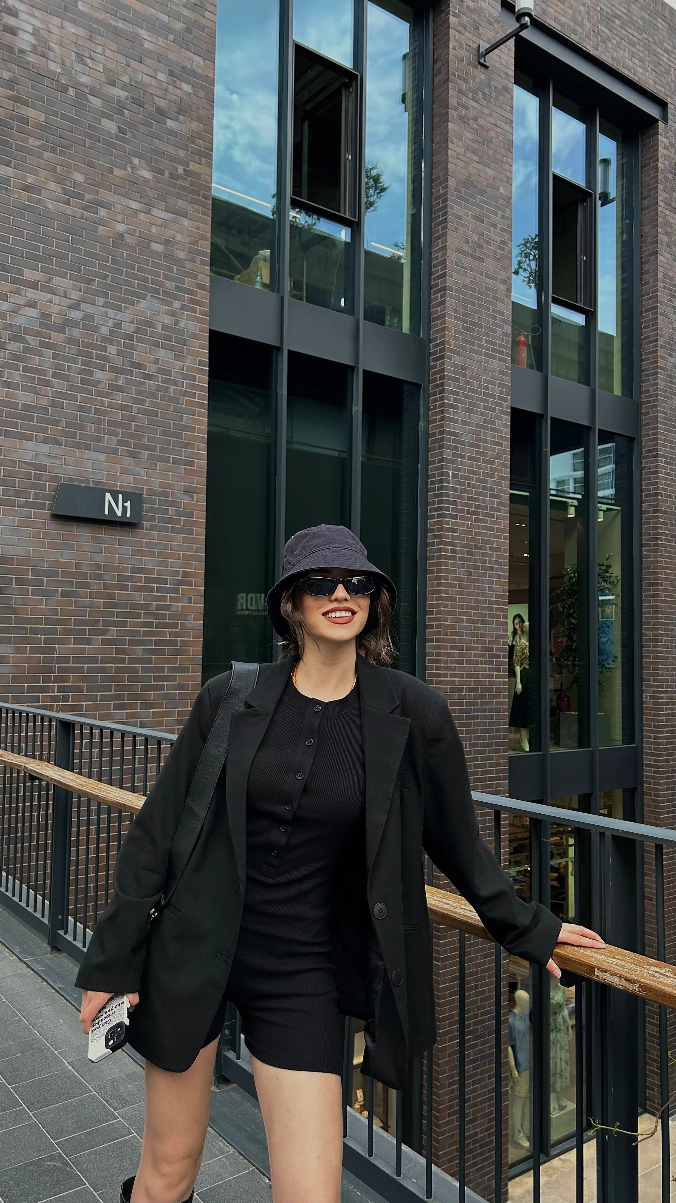 Oversize Blazer Ceket - Siyah