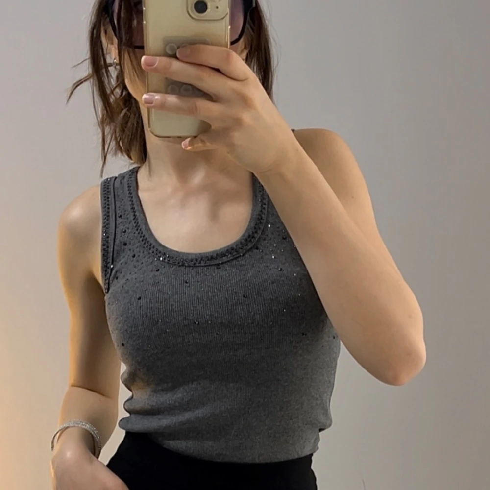 Dağınık Taşlı Atlet - Antrasit