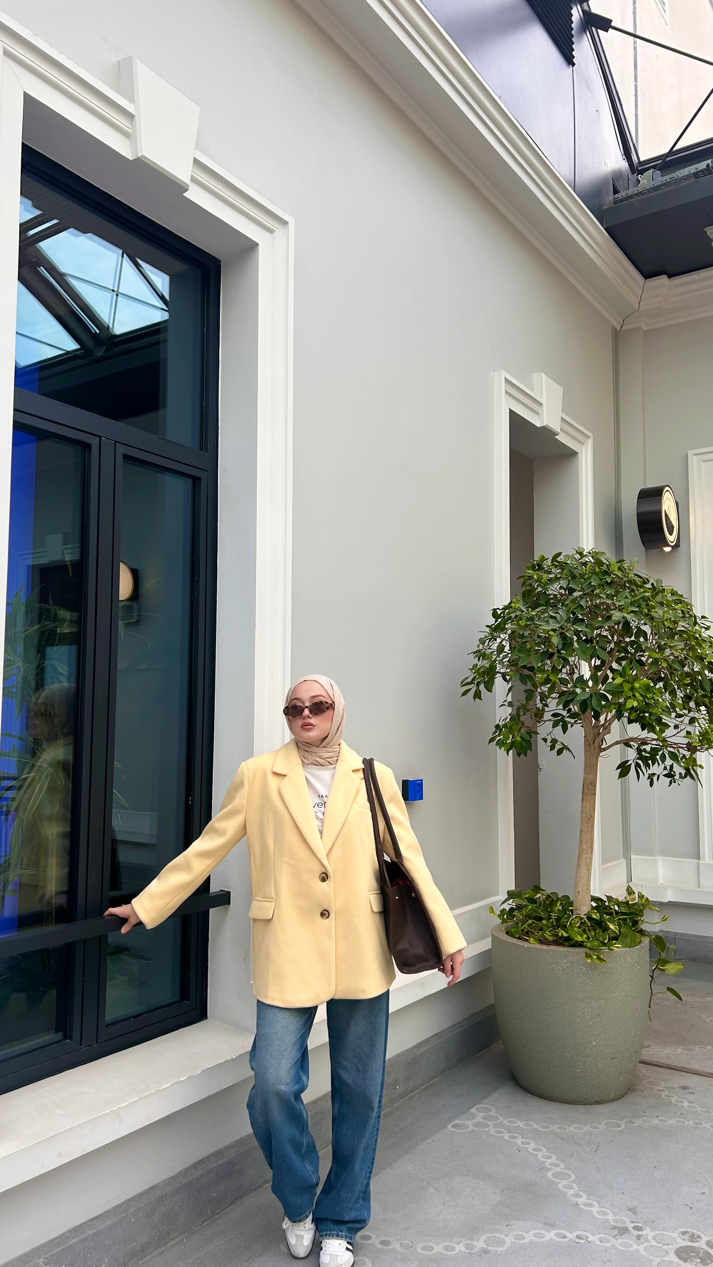 Howell Blazer Ceket Sarı