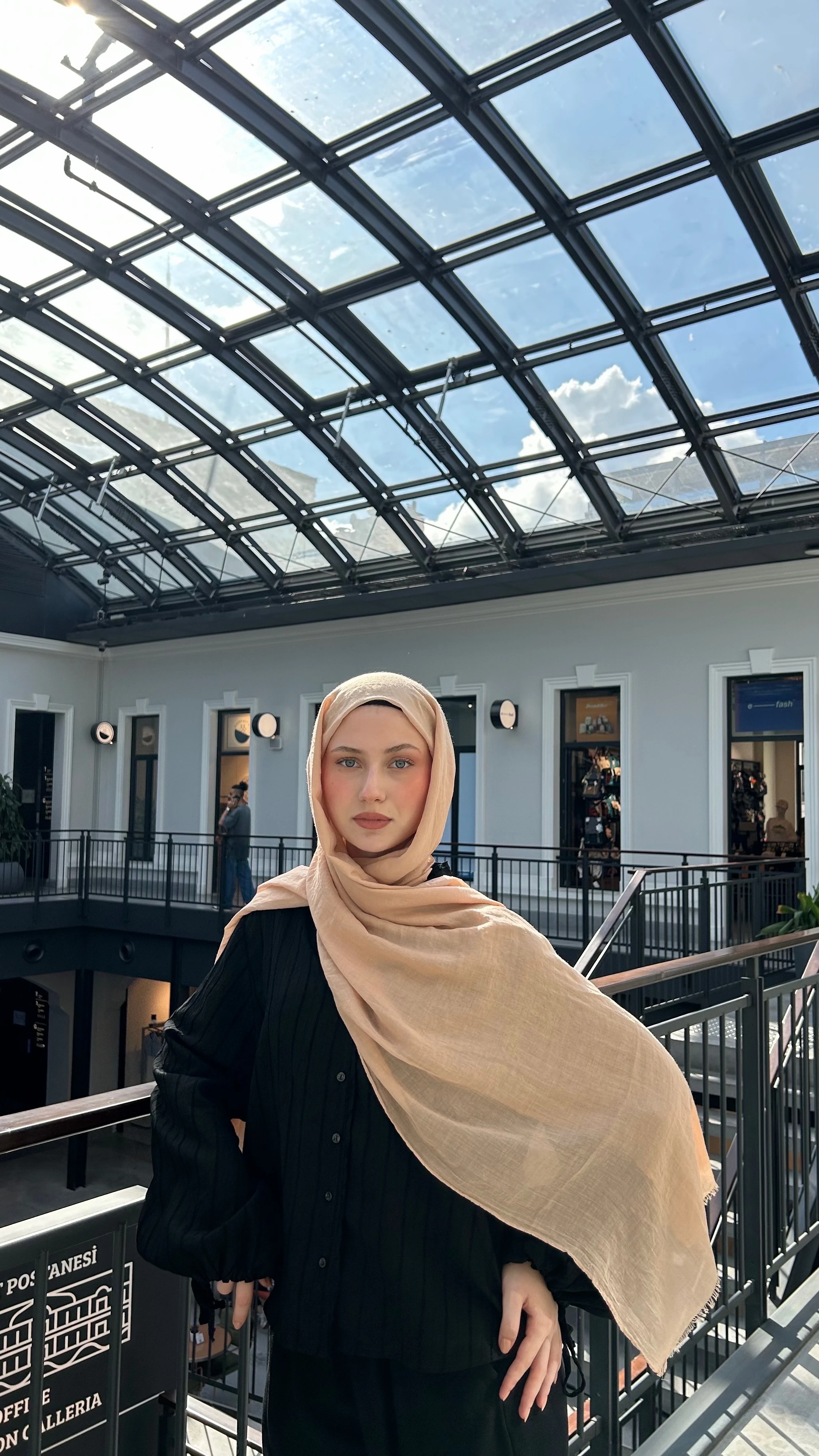 Dubai Pamuk Şal-Kum Beji