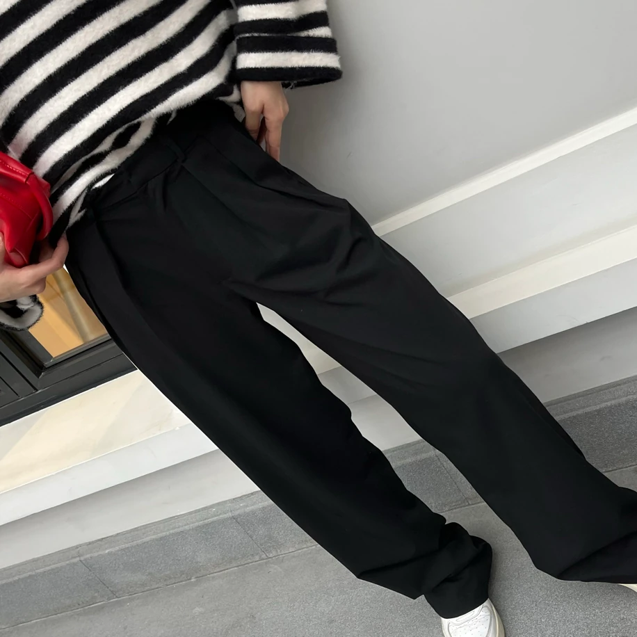 Siyah Palazzo Pantolon