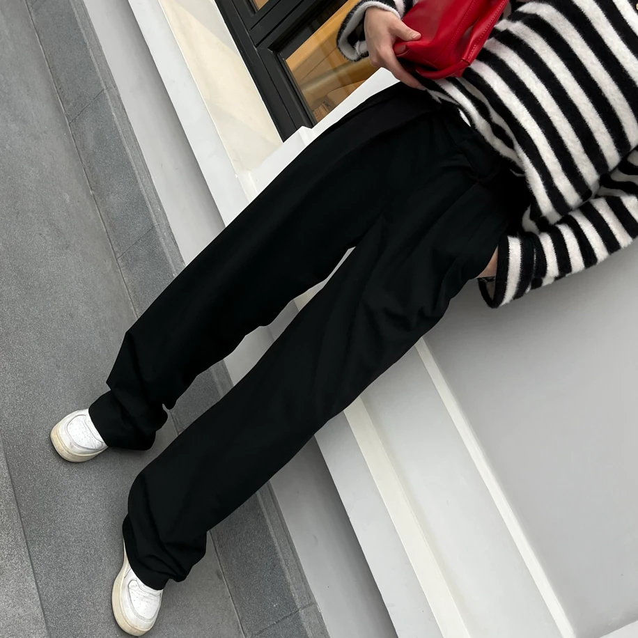 Siyah Palazzo Pantolon