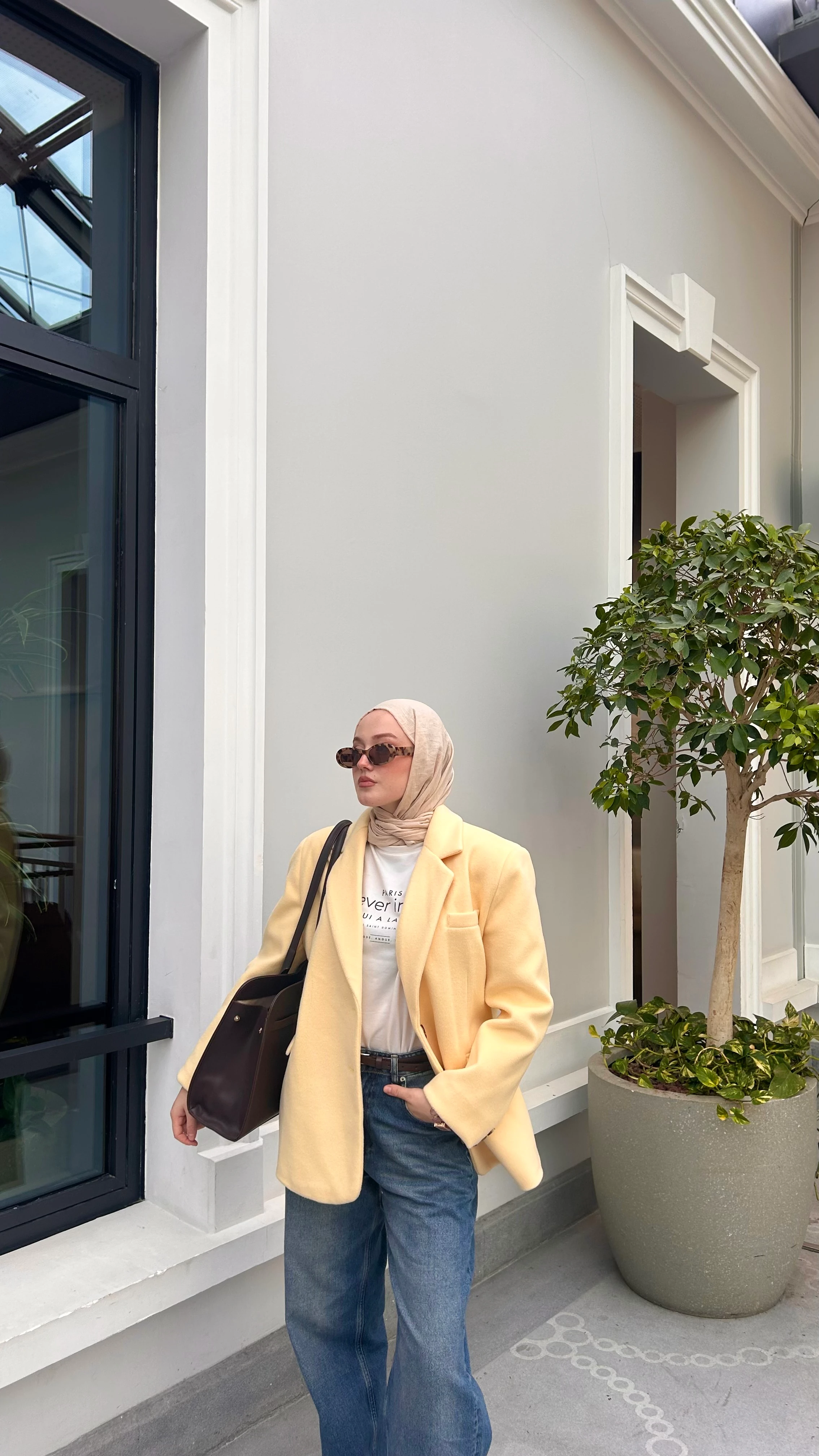 Howell Blazer Ceket Sarı