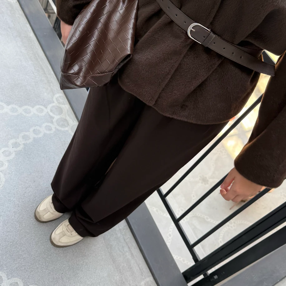 Kahverengi Palazzo Pantolon