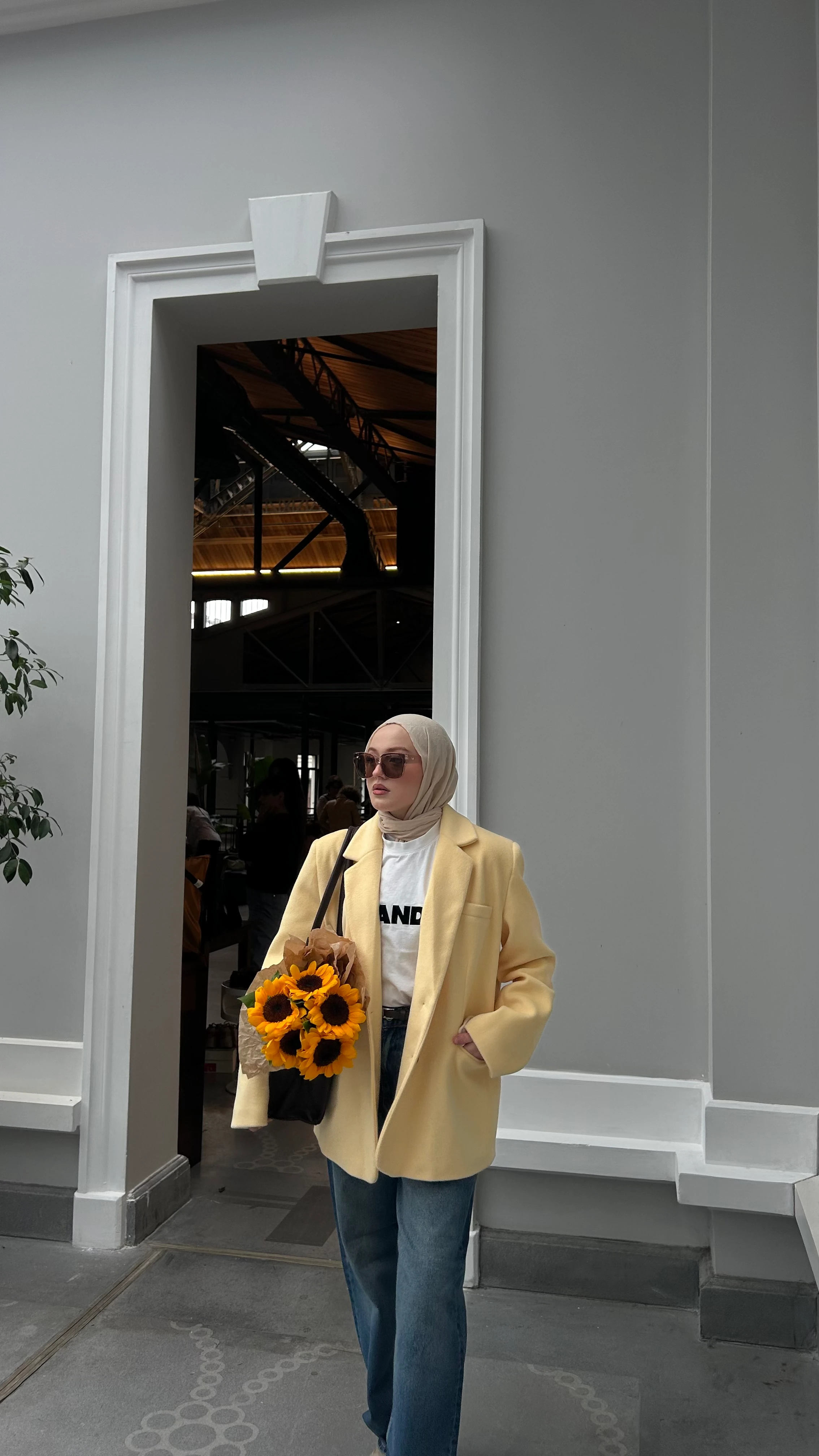 Howell Blazer Ceket Sarı