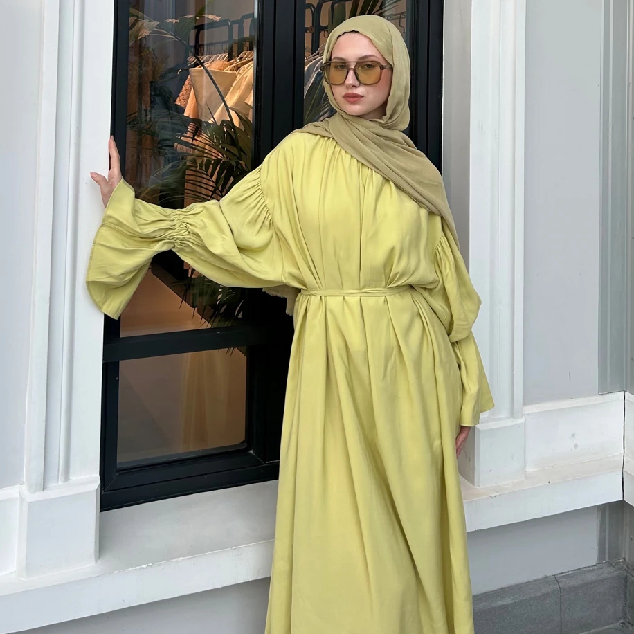 Sarı Belinda Elbise