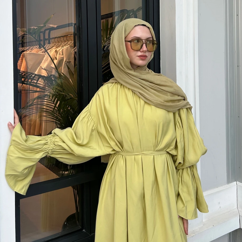 Sarı Belinda Elbise