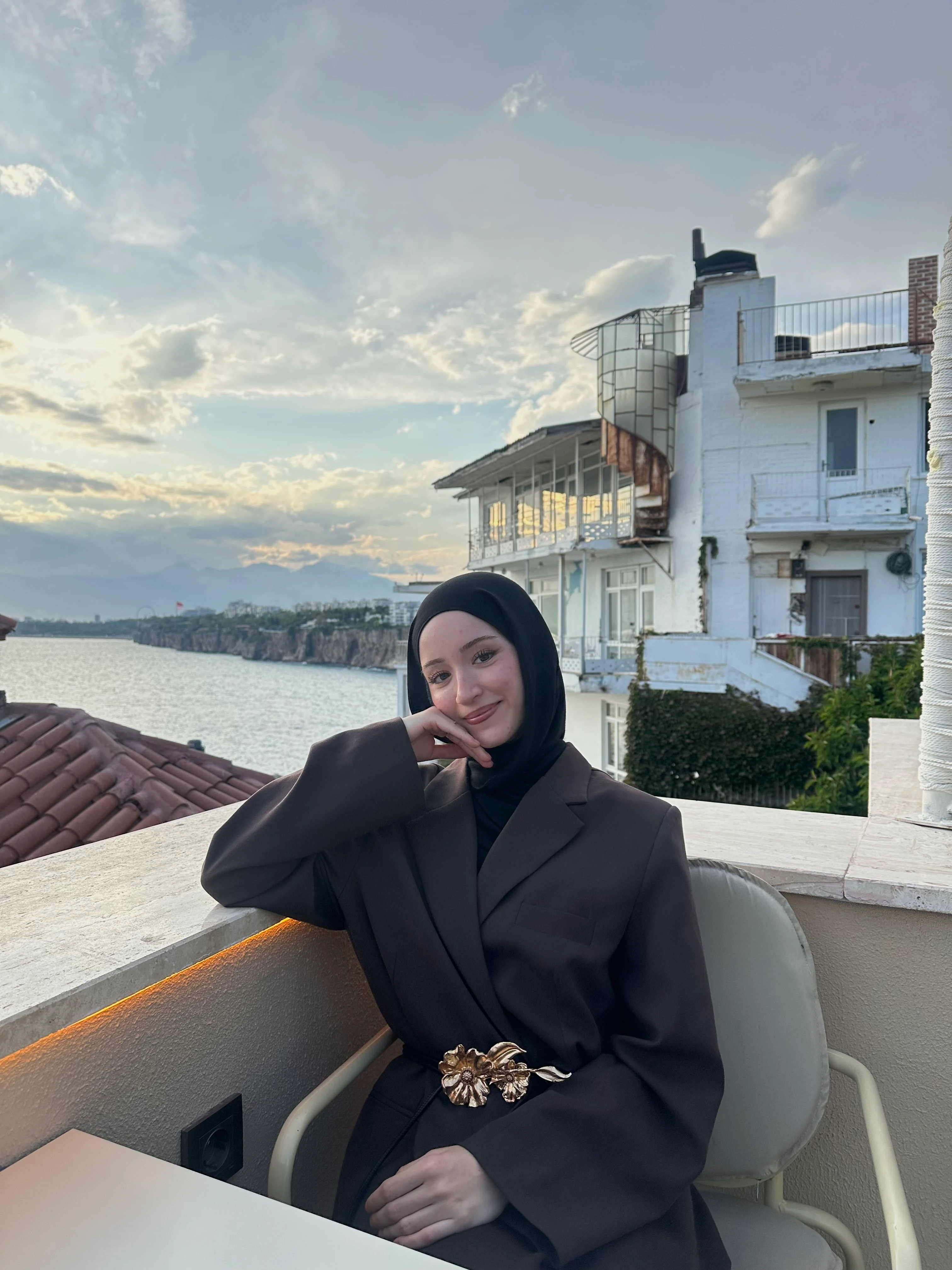 Oversize Blazer Ceket - Kahverengi