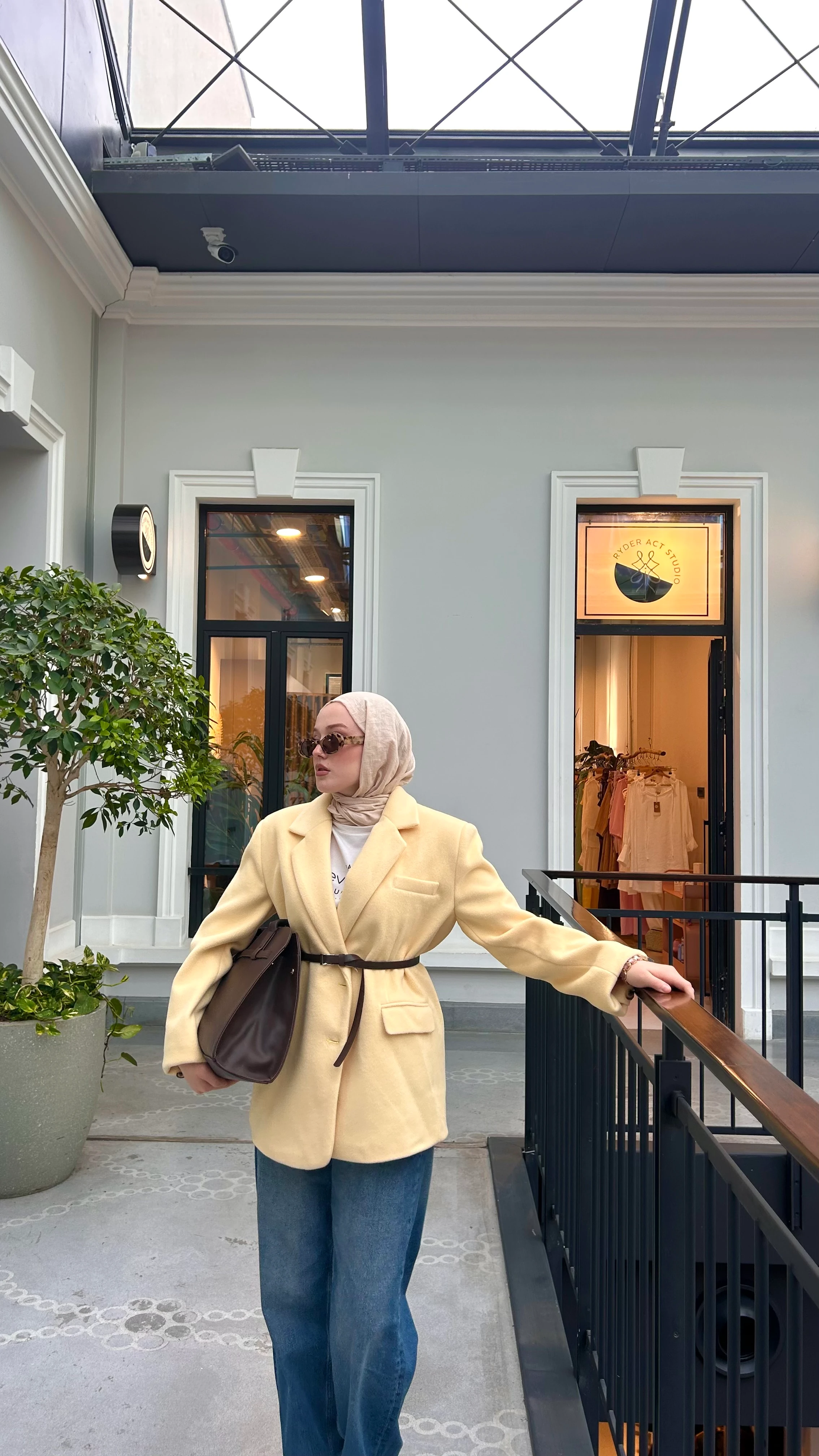 Howell Blazer Ceket Sarı