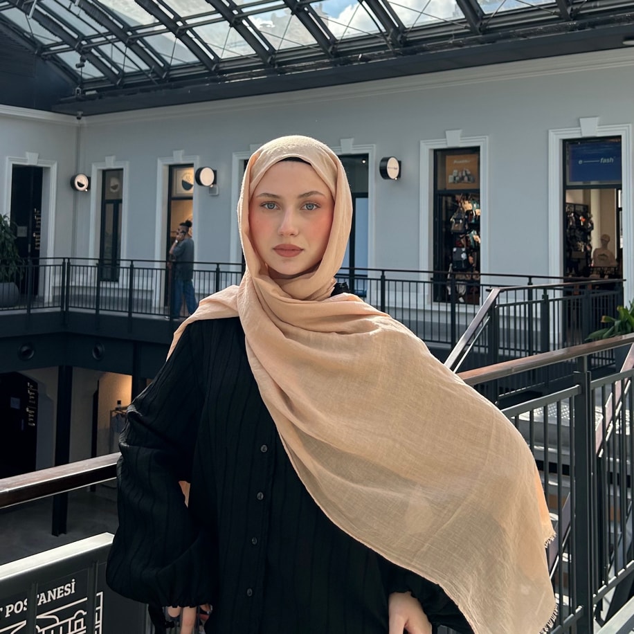 Dubai Pamuk Şal- Kum Beji