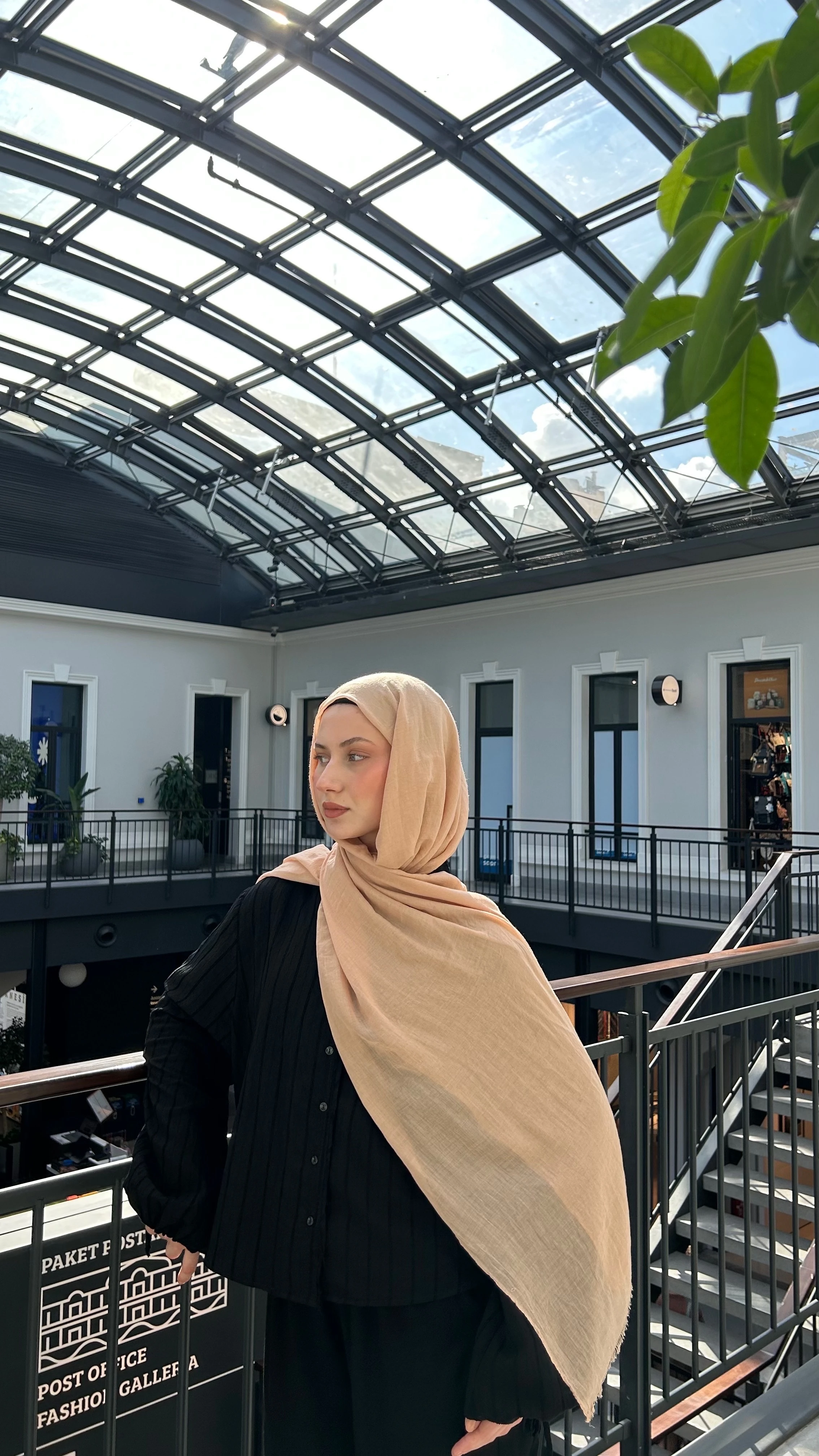 Dubai Pamuk Şal-Kum Beji