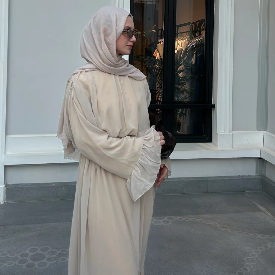 Şifon Bağlamalı Elbise