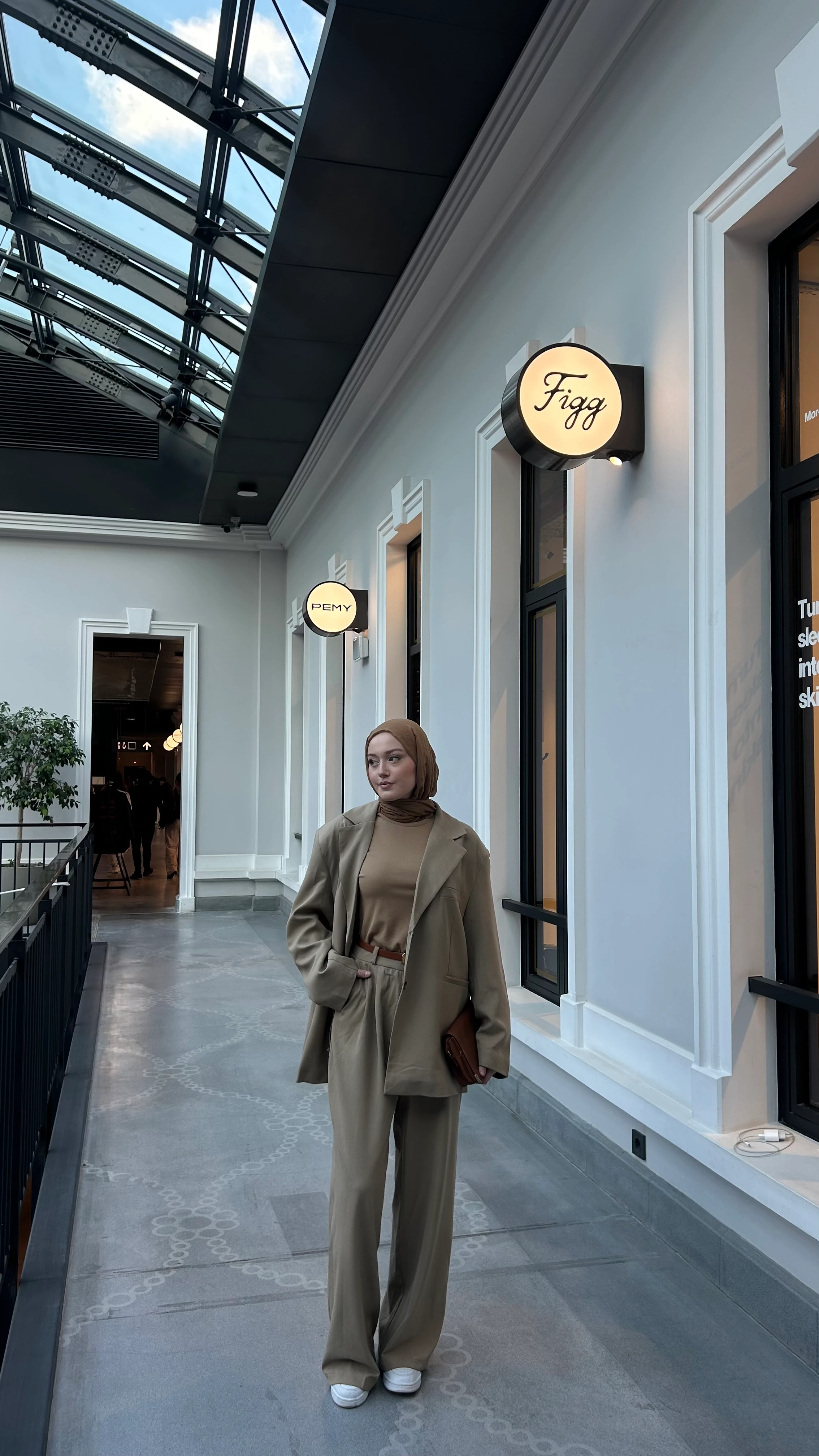 Camel Palazzo Pantolon