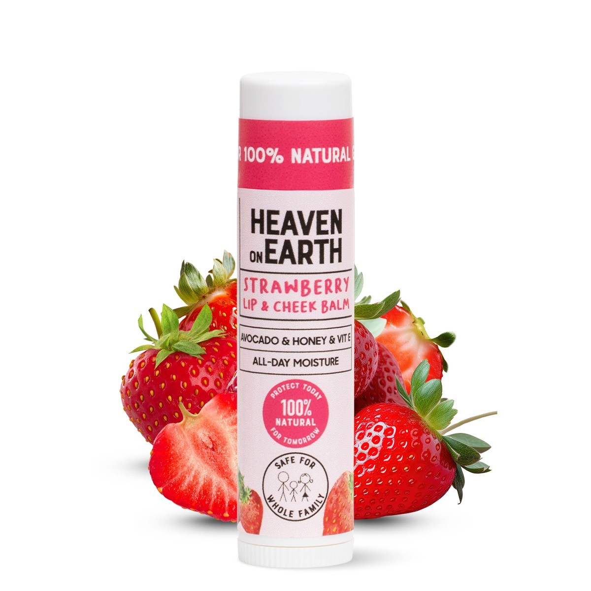 STRAWBERRY LIP & CHEEK BALM NEMLENDIRICI BESLEYICI RENKLI VE ÇILEKLI DUDAK VE YANAK BALMI