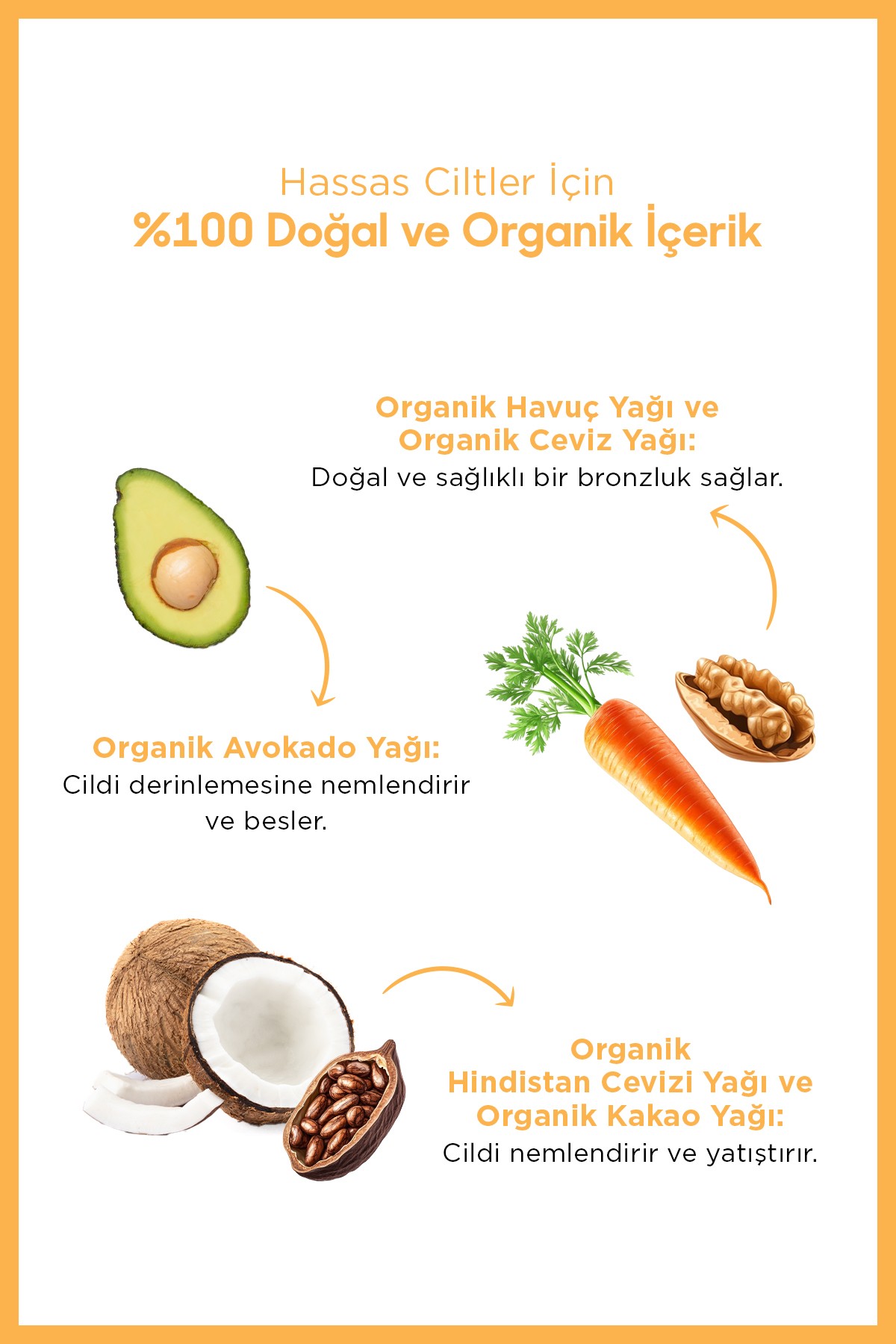 %100 Doğal ve organik içerikli Vegan Tanning Oil - Bronzlaştırıcı yağ 100 ml