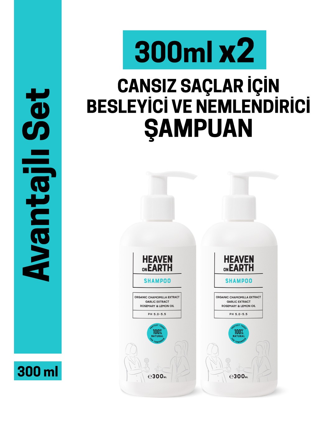 2'li Yetişkin Şampuanı