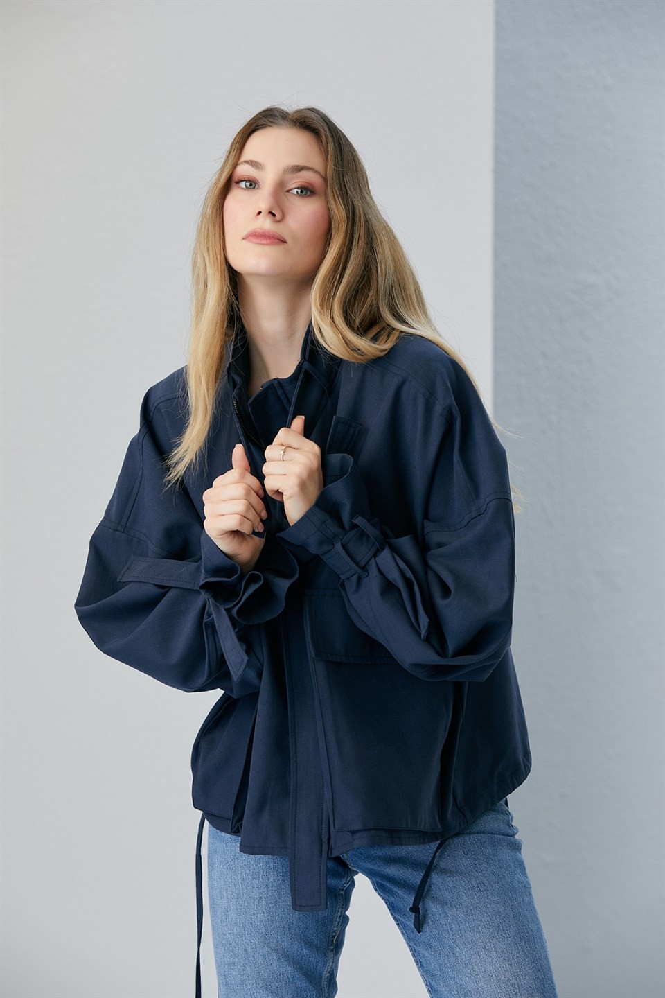 TYRA NAVY BLUE JACKET